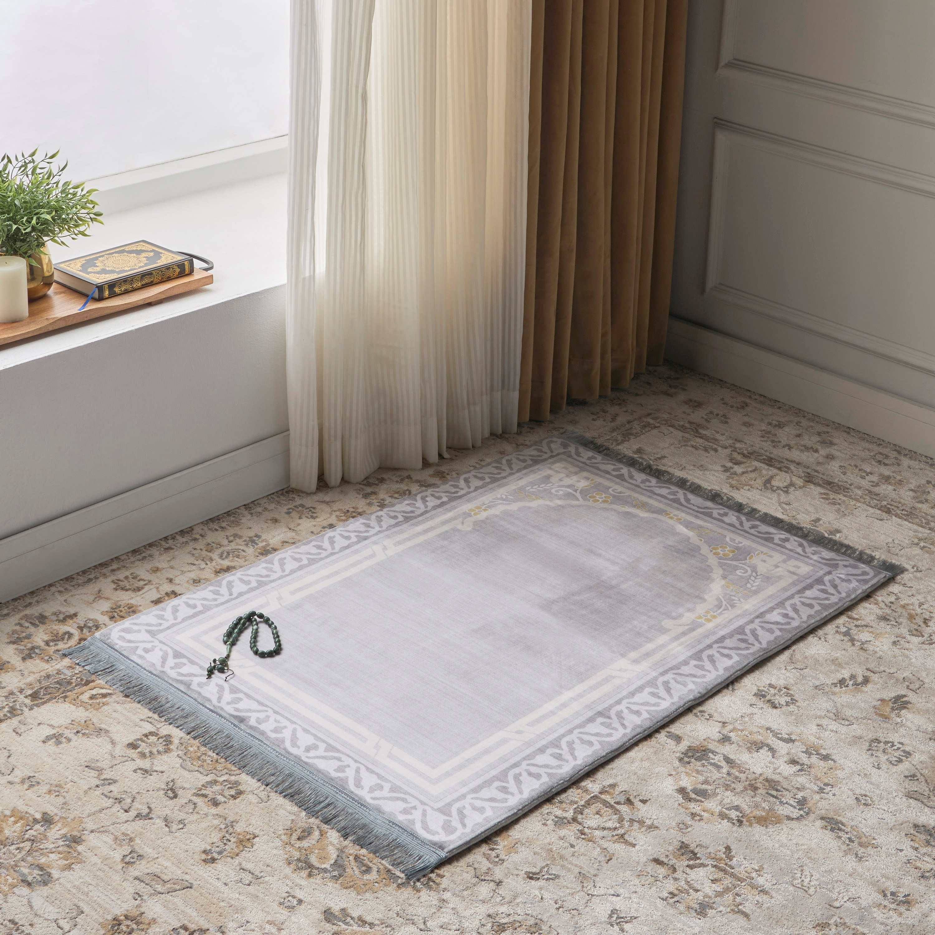 Taqwa Prayer Mat - 80x115 cm-household-rugsandcarpets-prayermats-image-5