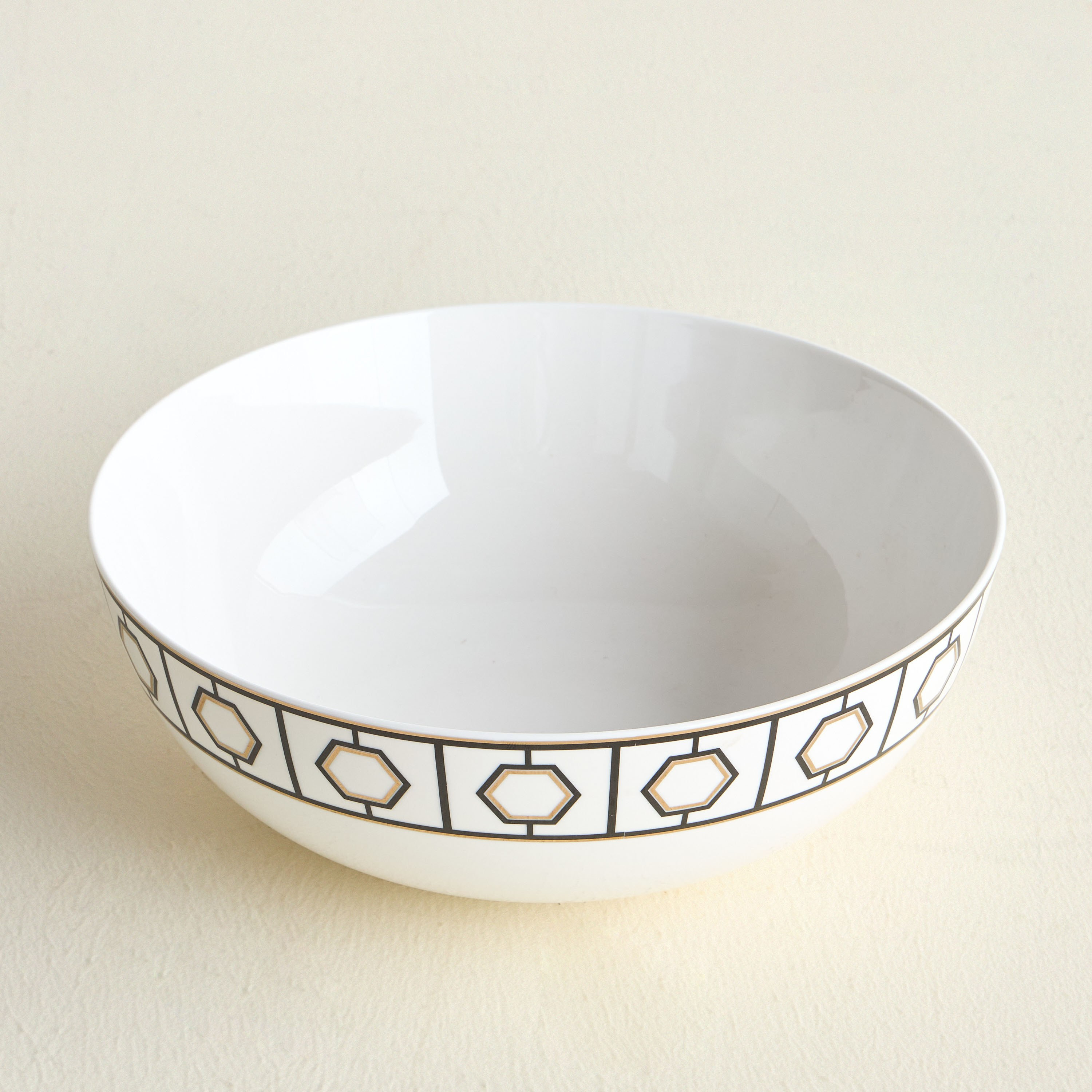 Thahab New Bone China Serving Bowl - 26 cm-household-dining-dinnerware-dinnerwarecollections-image-1