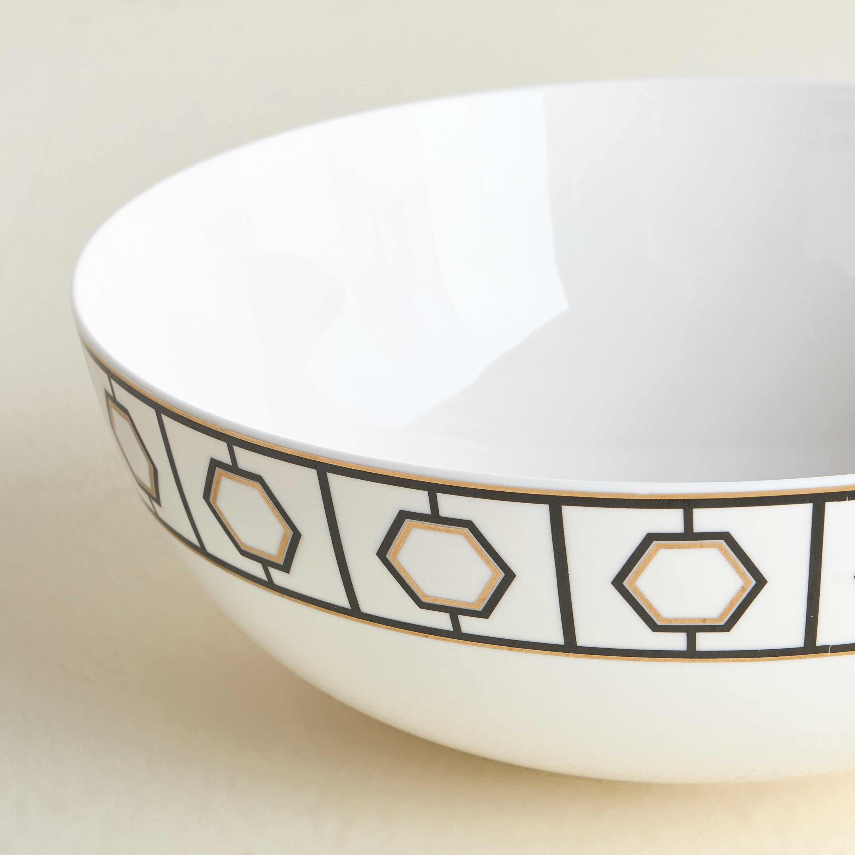 Thahab New Bone China Serving Bowl - 26 cm-household-dining-dinnerware-dinnerwarecollections-image-2