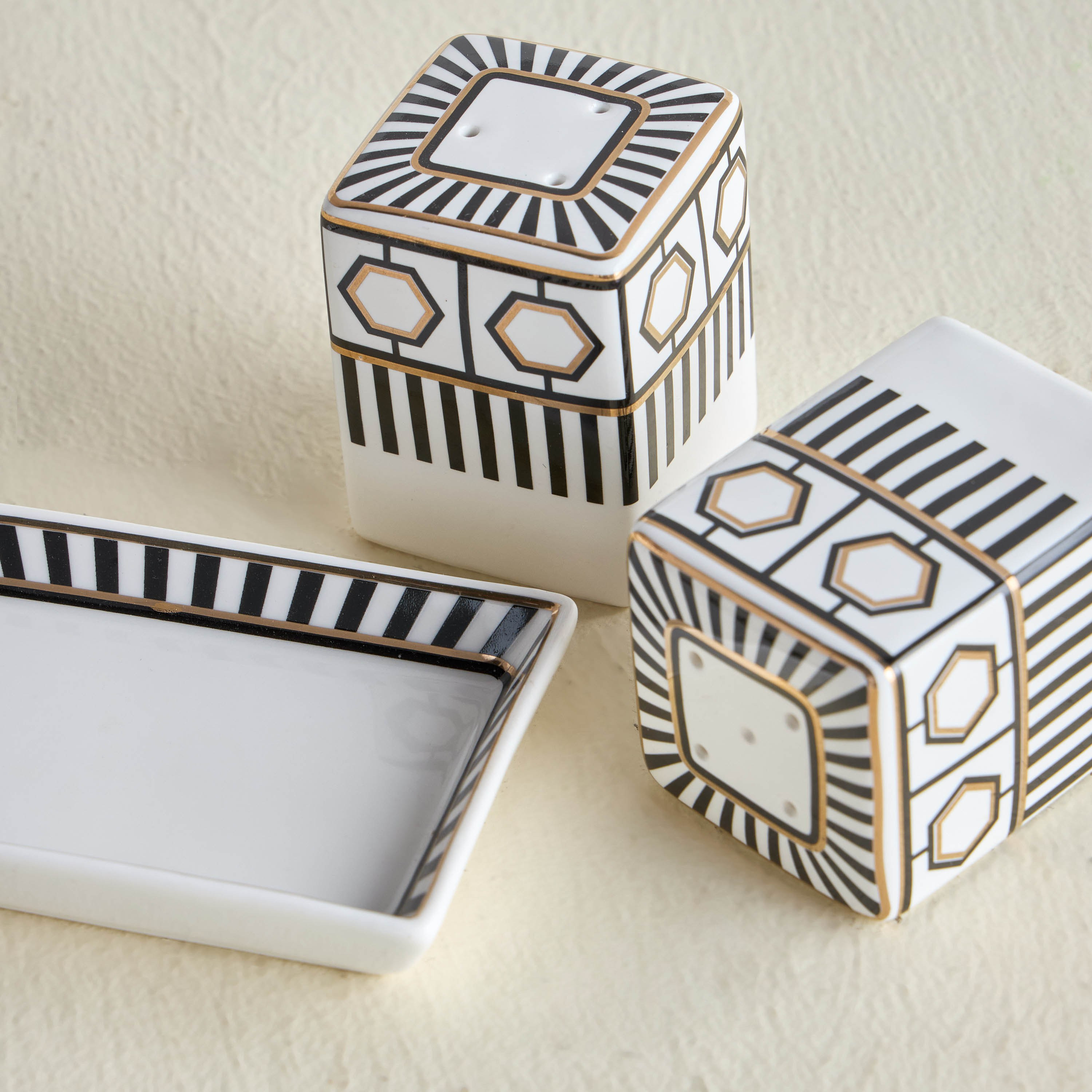 Thahab New Bone China Salt and Pepper Shaker - Set of 2-household-dining-dinnerware-dinnerwarecollections-image-3