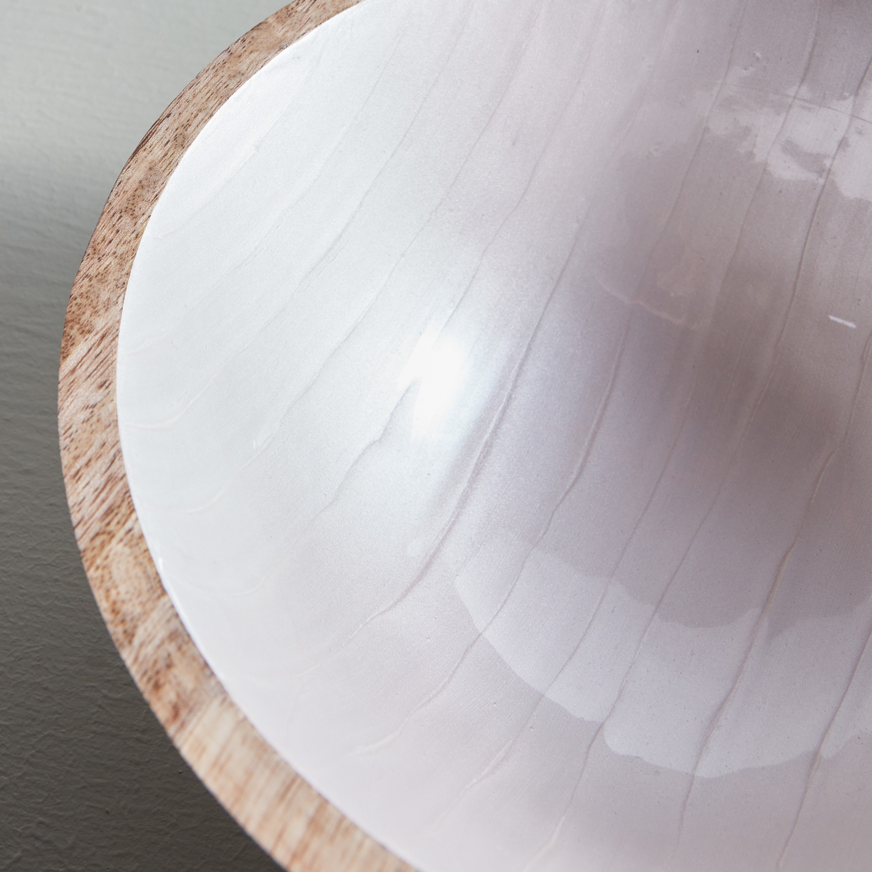 Pearl Line Mango Wood Serving Bowl - 23 cm-household-dining-dinnerware-bowls-image-3