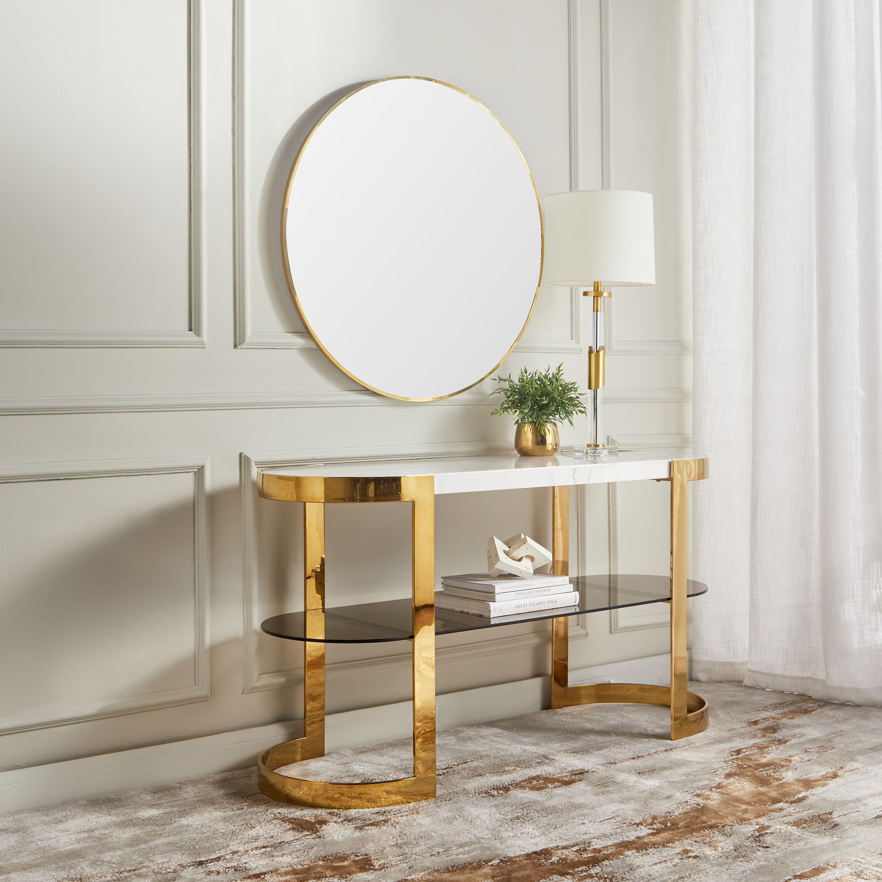 طاولة كونسول مع مرآة - أديليد-furniture-livingroom-consoletablesandmirrors-image-1