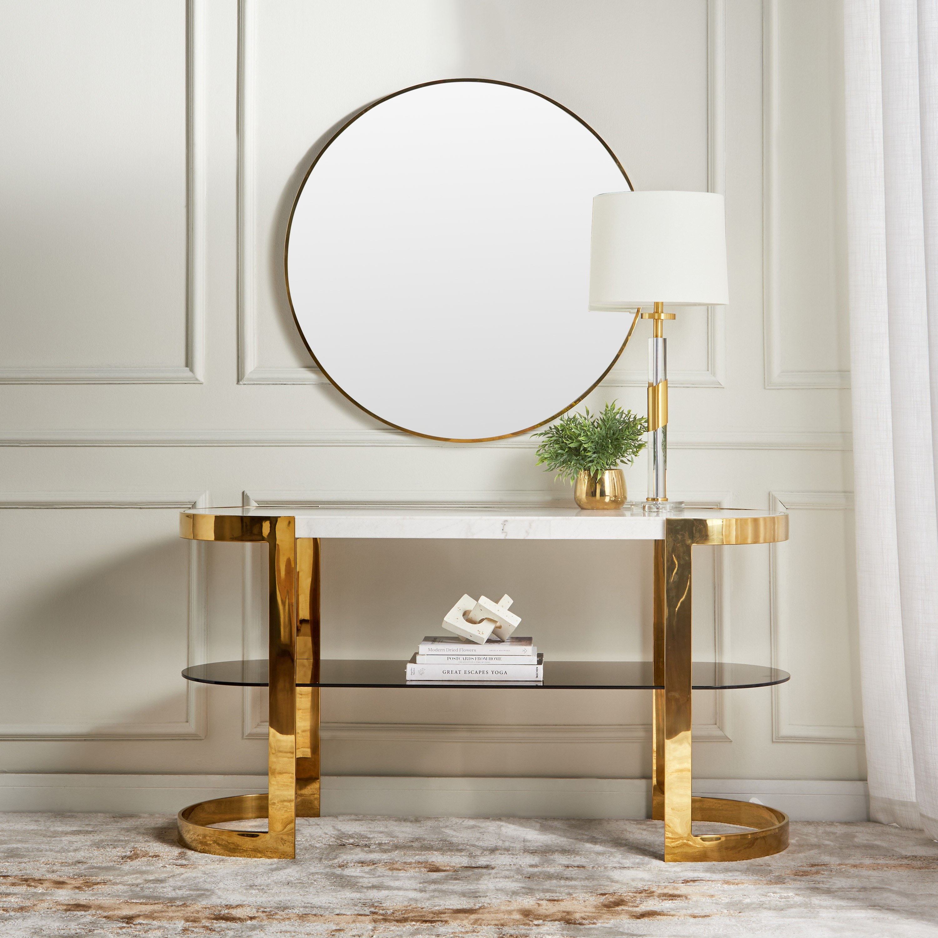 Adelaide Console Table with Mirror-furniture-livingroom-consoletablesandmirrors-image-2