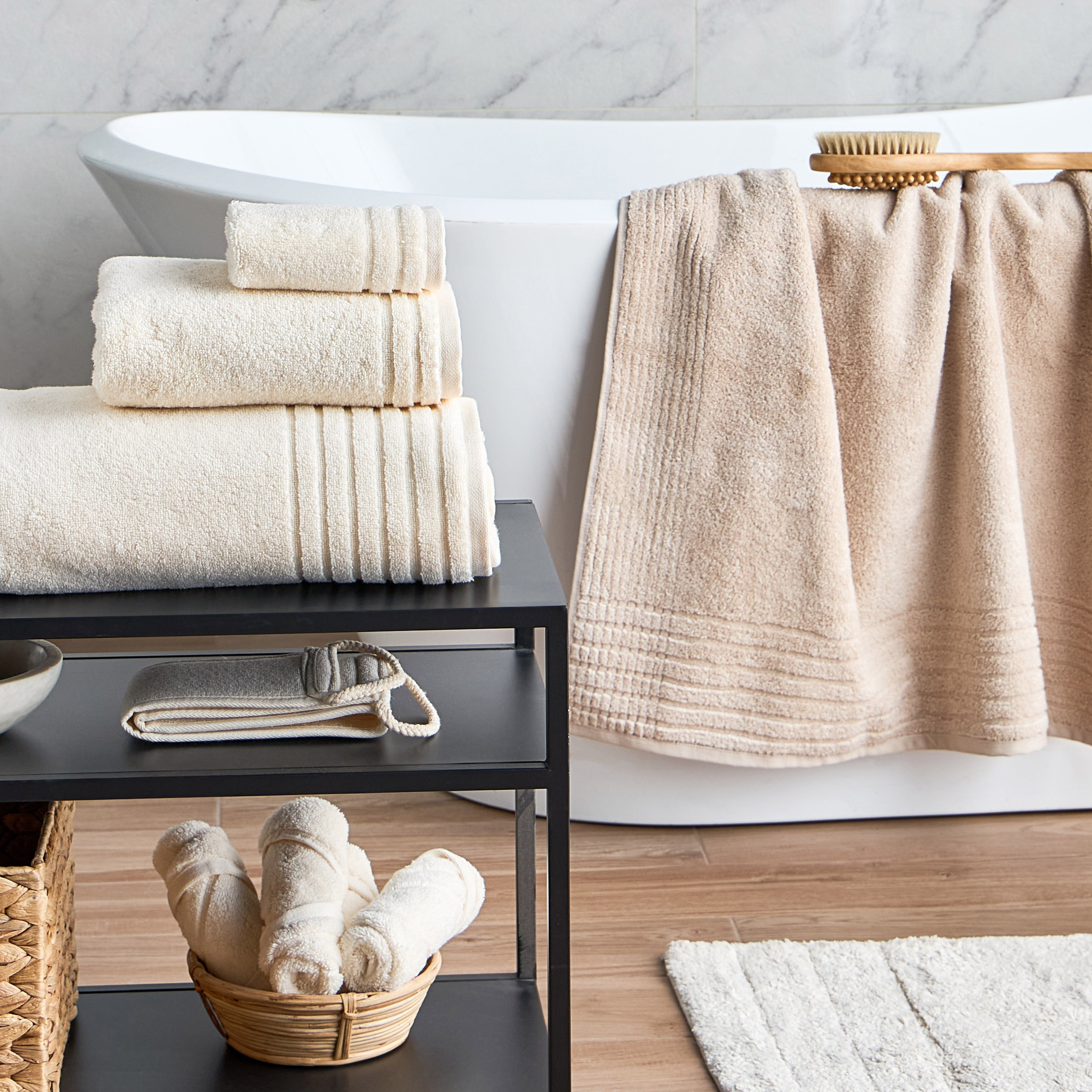 Egyptian 4-Piece 600 GSM Cotton Fingertip Towel Set - 30x30 cm-household-bathandlaundry-bathlinen-towels-image-4