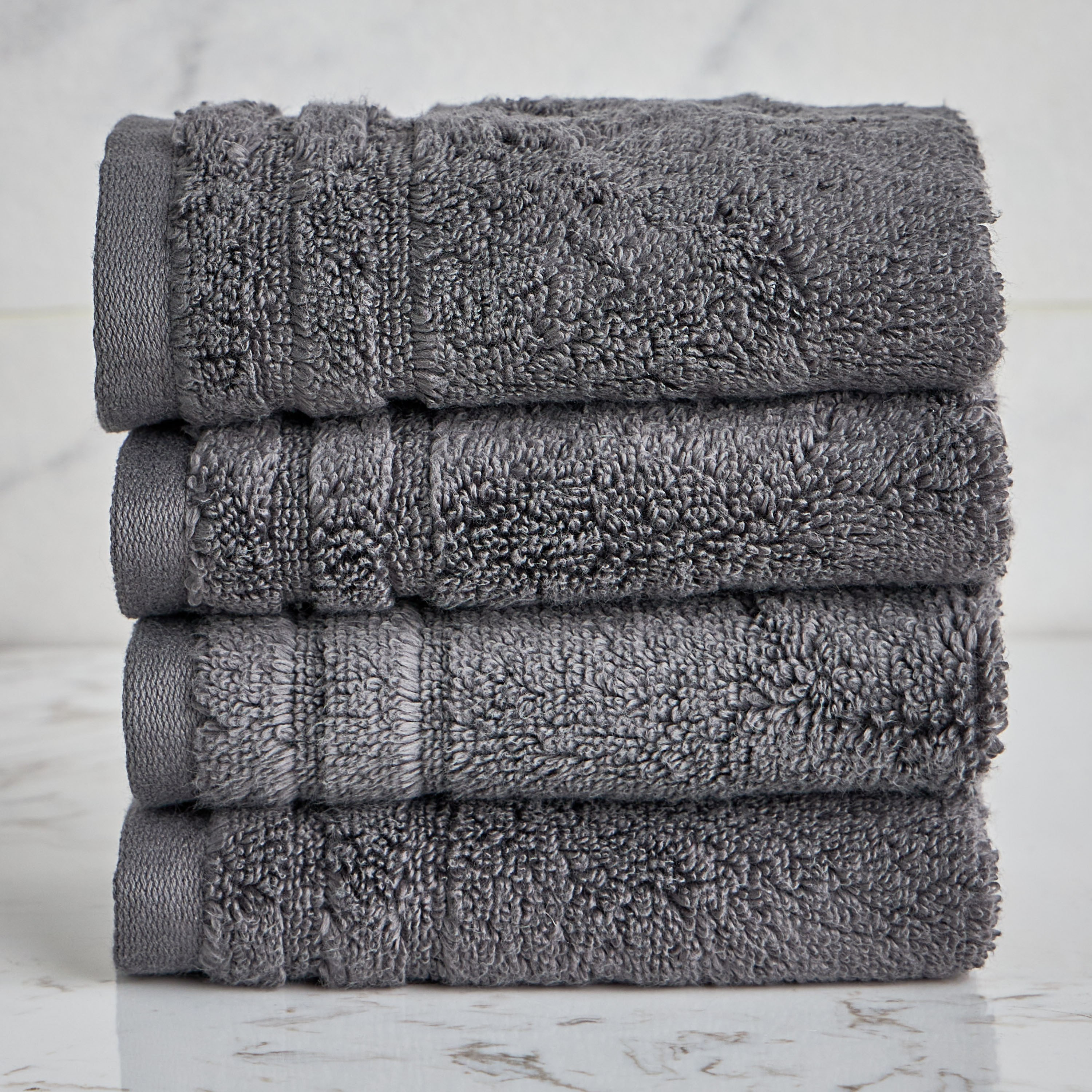 Egyptian 4-Piece 600 GSM Cotton Fingertip Towel Set - 30x30 cm-household-bathandlaundry-bathlinen-towels-image-1