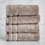 طقم مناشف صغيرة 4 قطع من القطن المصري 600 جرام لكل متر مربع - 30x30 سم-household-bathandlaundry-bathlinen-towels-image-22
