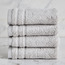 طقم مناشف صغيرة 4 قطع من القطن المصري 600 جرام لكل متر مربع - 30x30 سم-household-bathandlaundry-bathlinen-towels-image-11