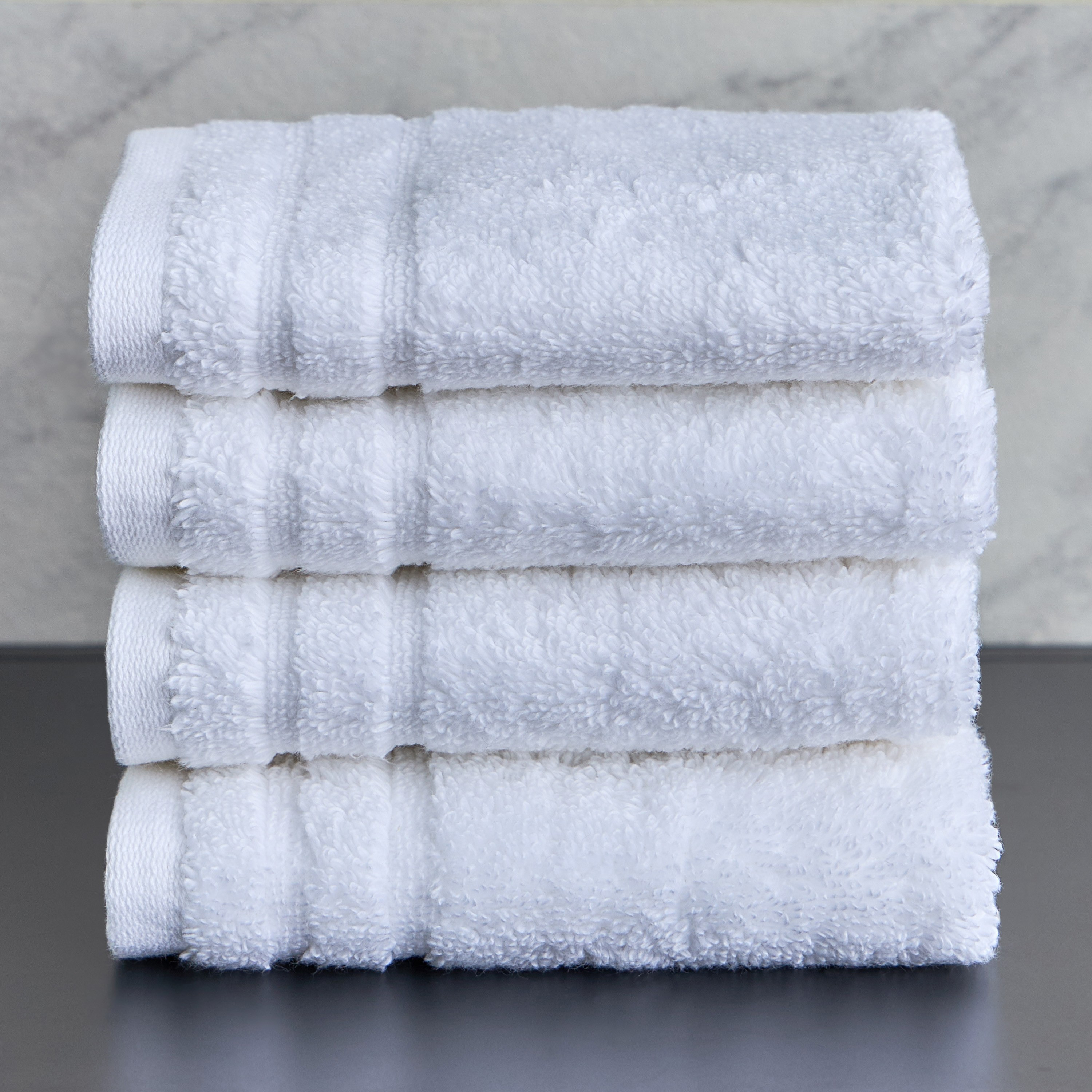 Egyptian 4-Piece 600 GSM Cotton Fingertip Towel Set - 30x30 cm-household-bathandlaundry-bathlinen-towels-image-1