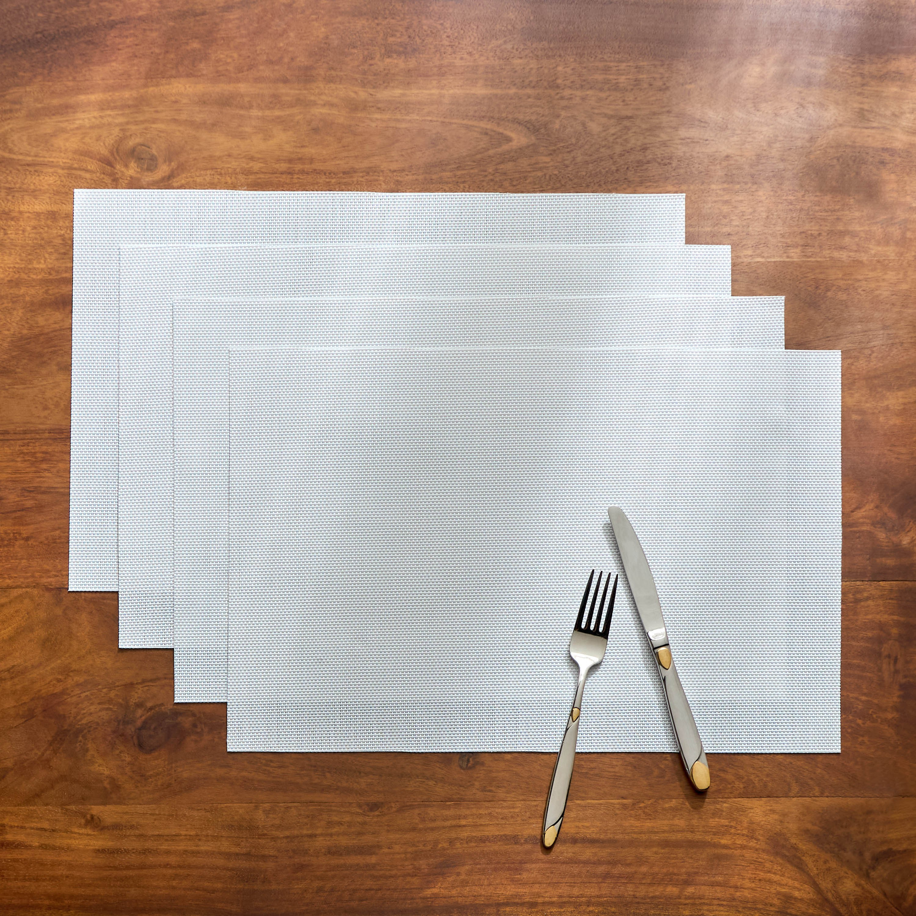 Snow 4-Piece Placemat Set-household-dining-tablelinen-placemats-image-1