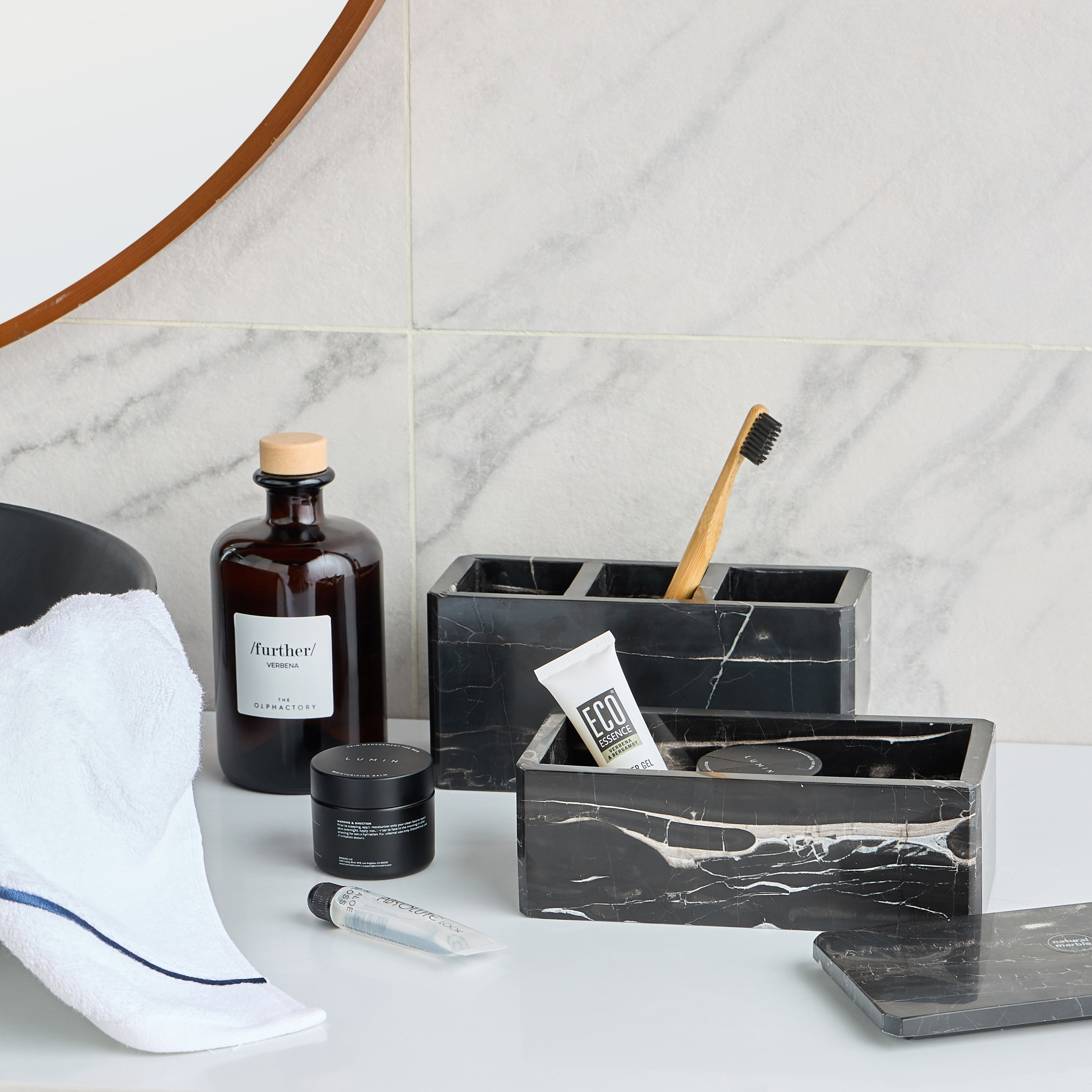Silver Dragon 3-Partition Vanity Organiser-household-bathandlaundry-bathaccessories-toothbrushholdersandtumblers-image-3