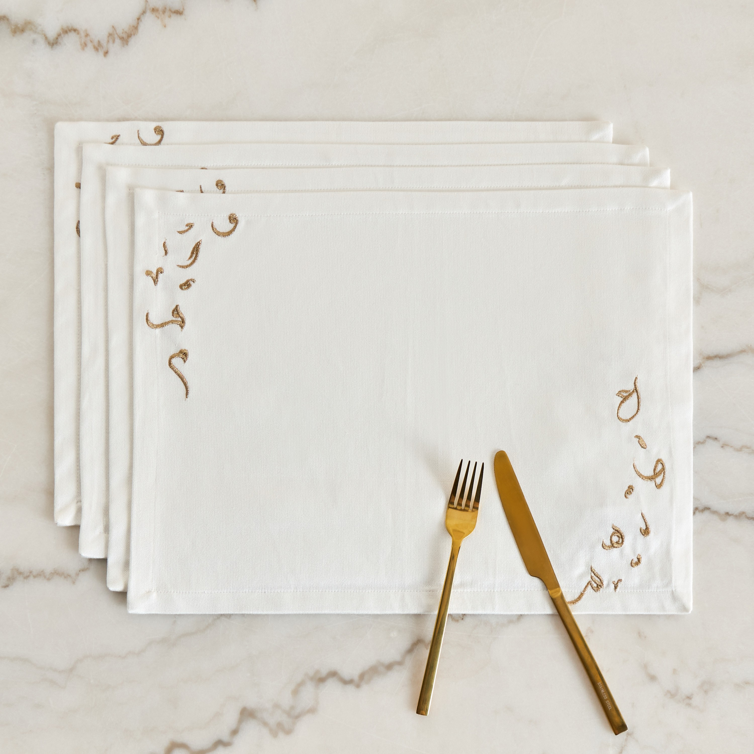 Artistic Nomad 4-Piece Placemat Set-household-dining-tablelinen-placemats-image-1