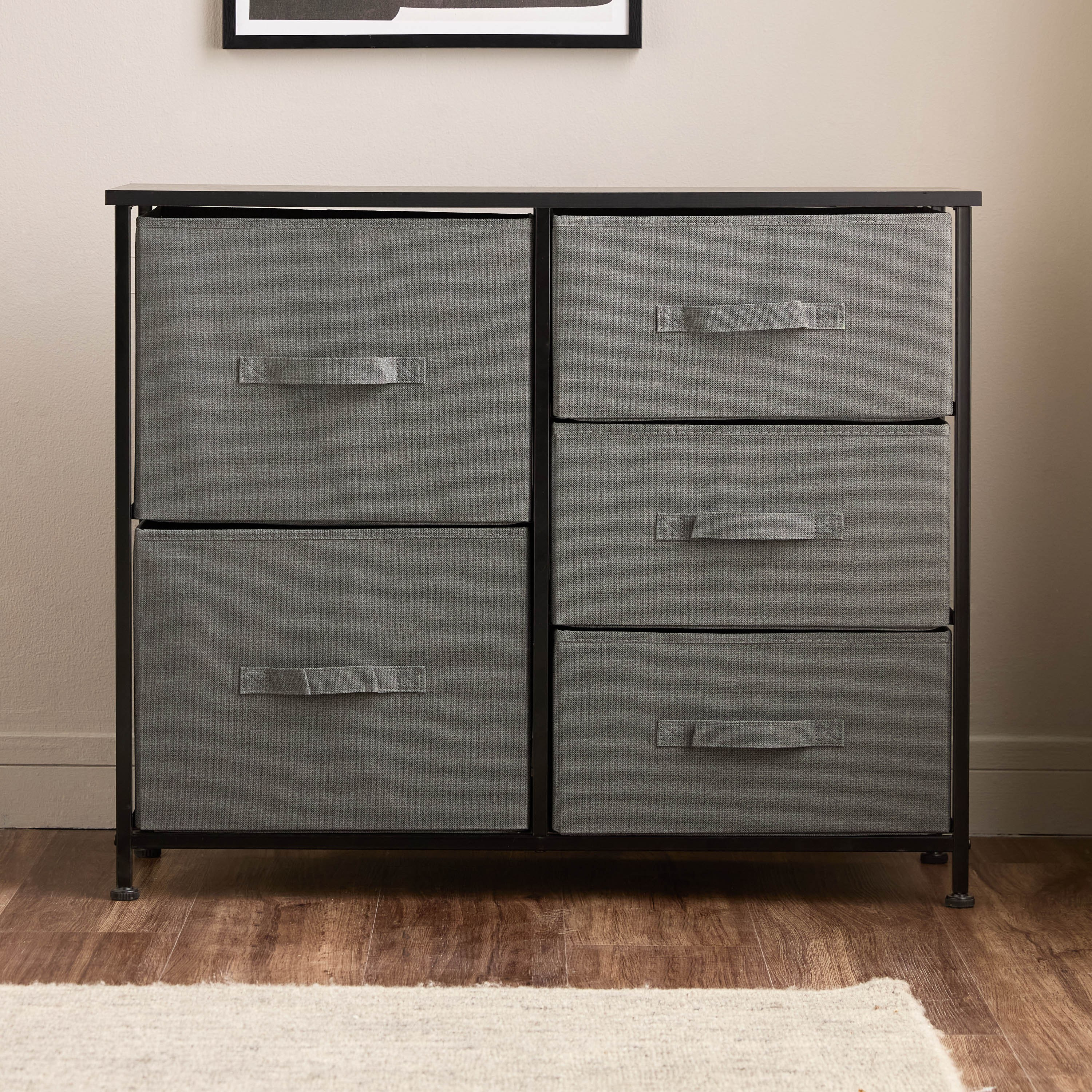 Jordan 5-Drawer Storage Tower - 30x85 cm-household-storage-storagesolutions-drawerorganizing-image-2