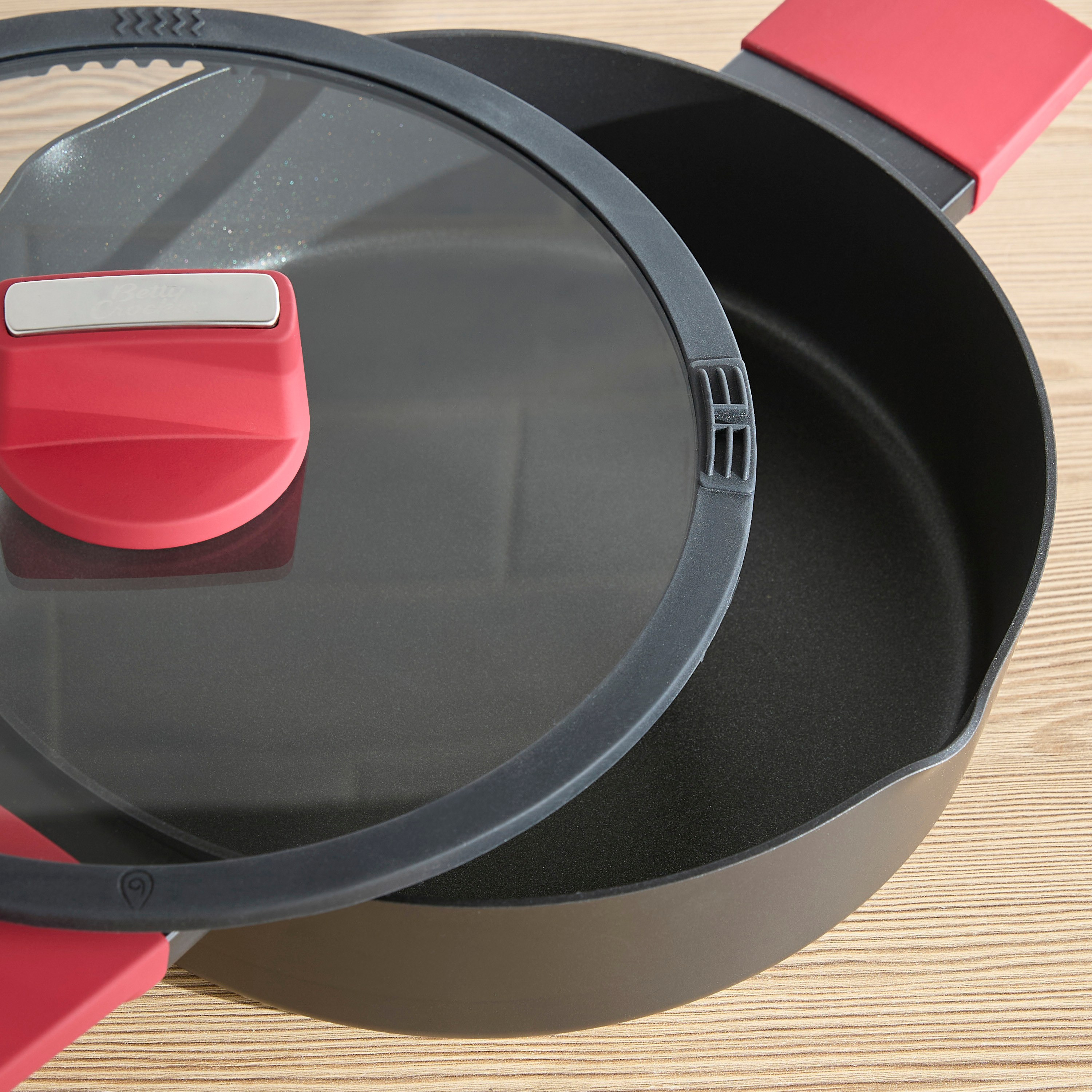 Betty Crocker Aluminium Nonstick Shallow Casserole - 26 cm-household-kitchen-cookware-potsandpans-image-2
