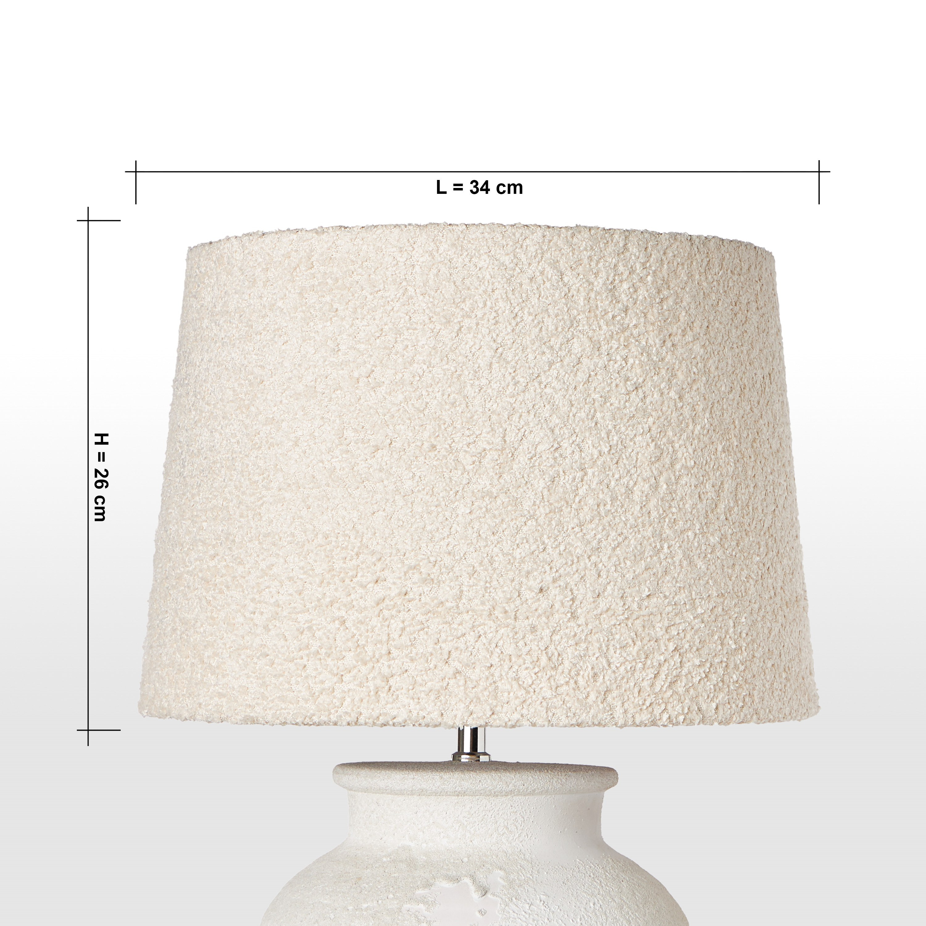 Mix and Match Fabric Floor Lamp Shade with Reversible Gimble - 26 cm-household-lighting-floorlamps-image-4