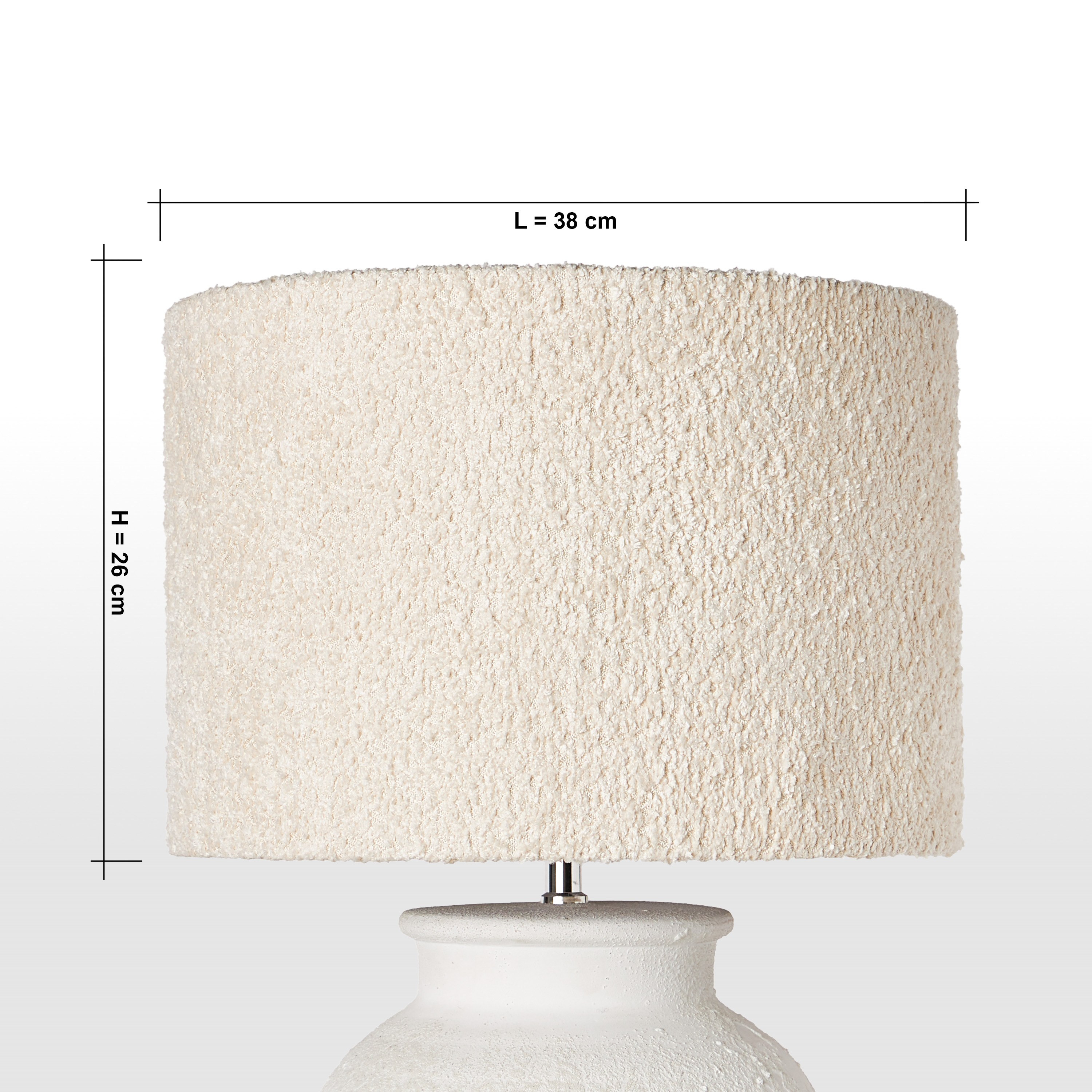 غطاء مصباح سقف من صوف الأغنام - ميكس أند ماتش - 26 سم-household-lighting-ceilinglamps-pendantlamps-image-4