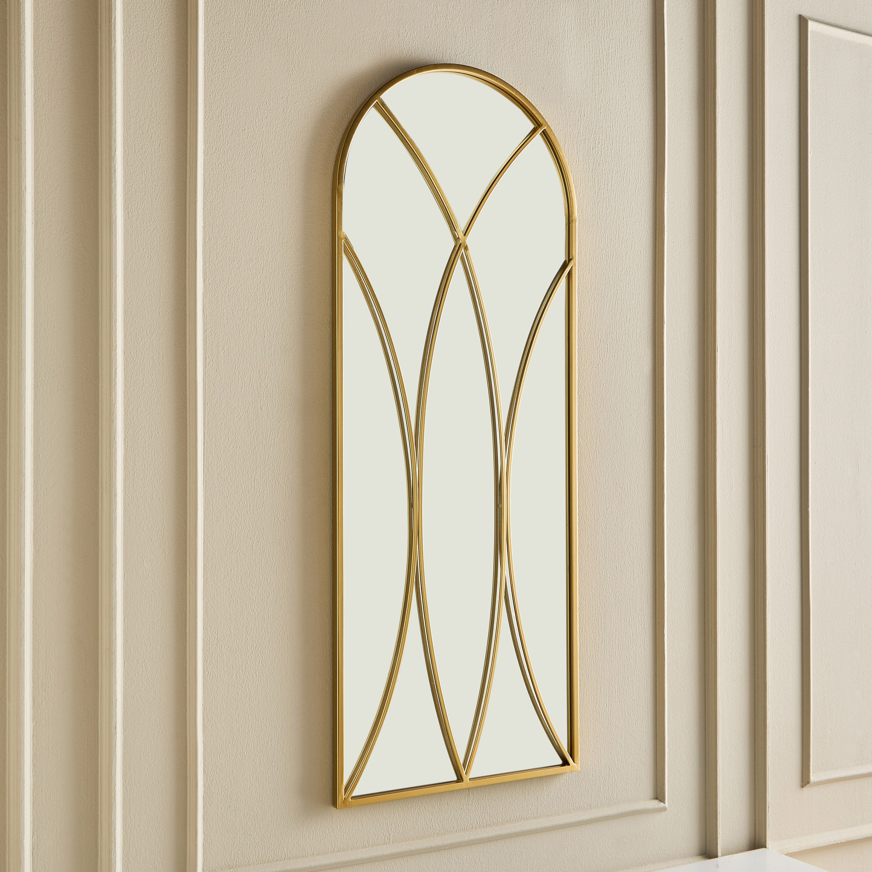 Jalon Decorative Wall Mirror - 122x49 cm-household-walldecorandmirrors-wallaccents-image-2