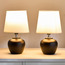 طقم مصابيح طاولة سيراميك قطعتين - فرينجيلا - 26 سم-household-lighting-tableanddesklamps-image-7