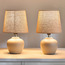 طقم مصابيح طاولة سيراميك قطعتين - فرينجيلا - 26 سم-household-lighting-tableanddesklamps-image-3