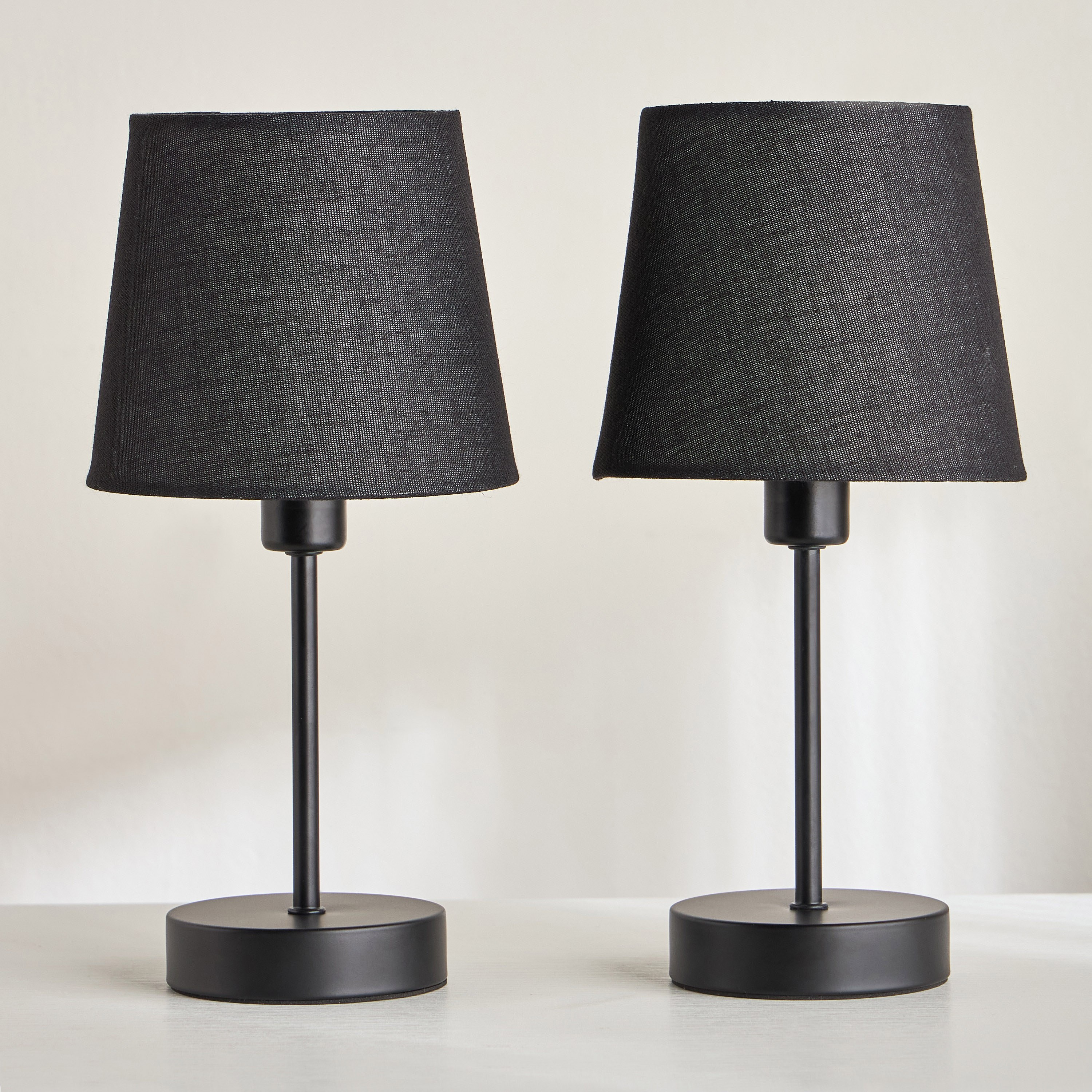 طقم مصباح طاولة معدن قطعتين -هاربي- 31 سم-household-lighting-tableanddesklamps-image-1