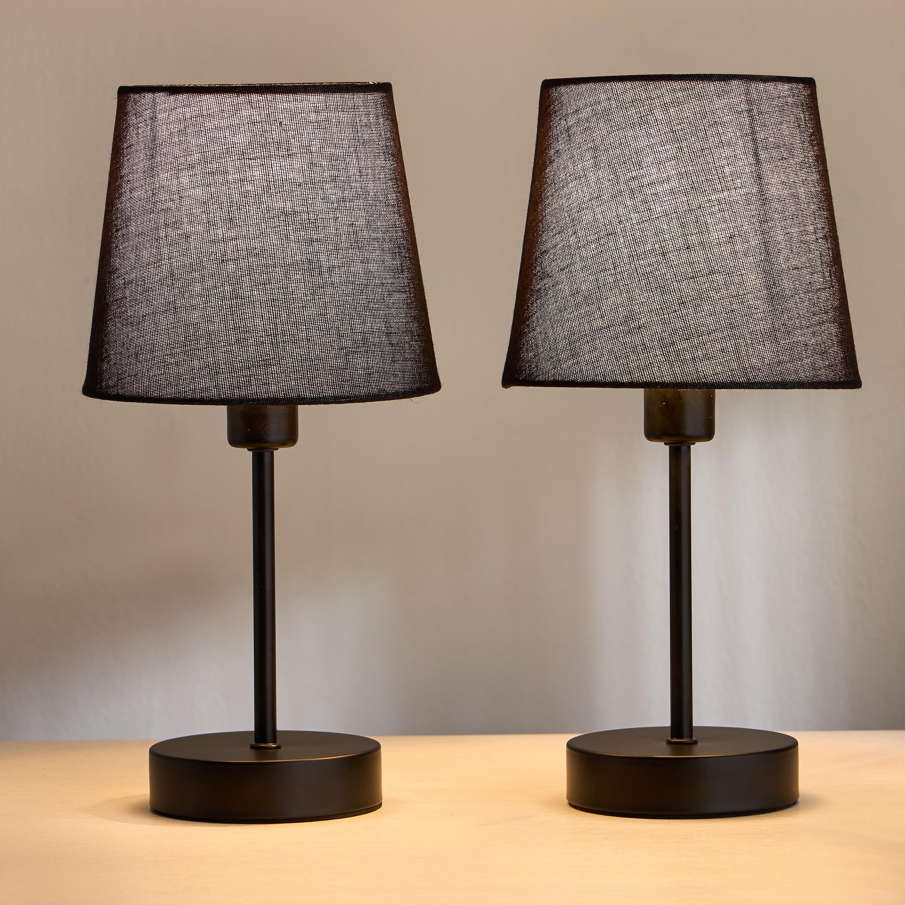 طقم مصباح طاولة معدن قطعتين -هاربي- 31 سم-household-lighting-tableanddesklamps-image-2