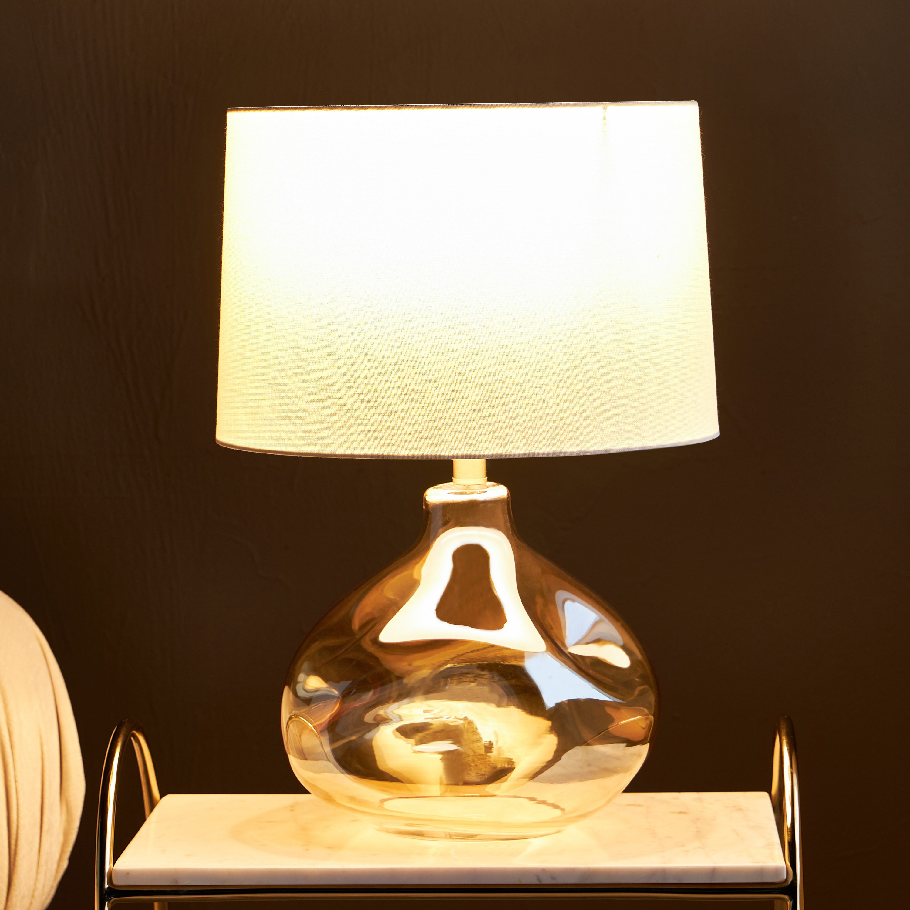 مصباح طاولة زجاج - بيرو - 56 سم-household-lighting-tableanddesklamps-image-2