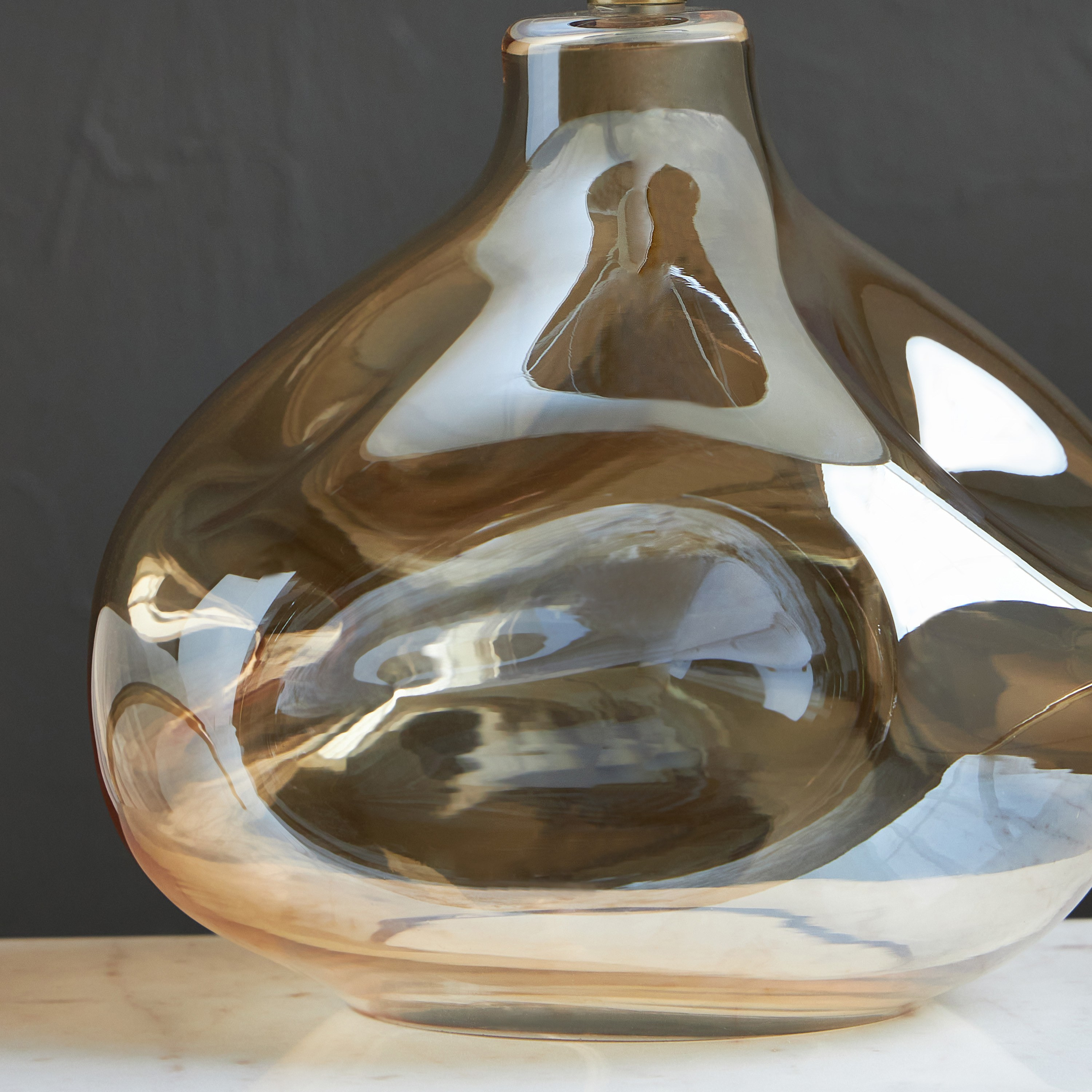 مصباح طاولة زجاج - بيرو - 56 سم-household-lighting-tableanddesklamps-image-4
