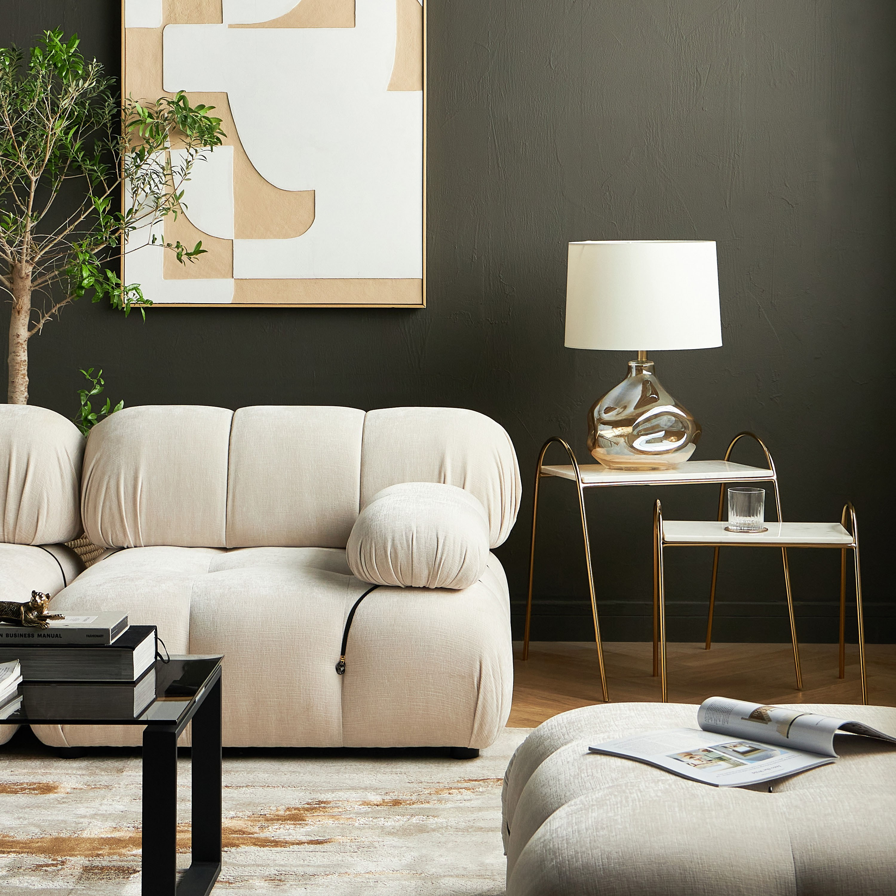 مصباح طاولة زجاج - بيرو - 56 سم-household-lighting-tableanddesklamps-image-5