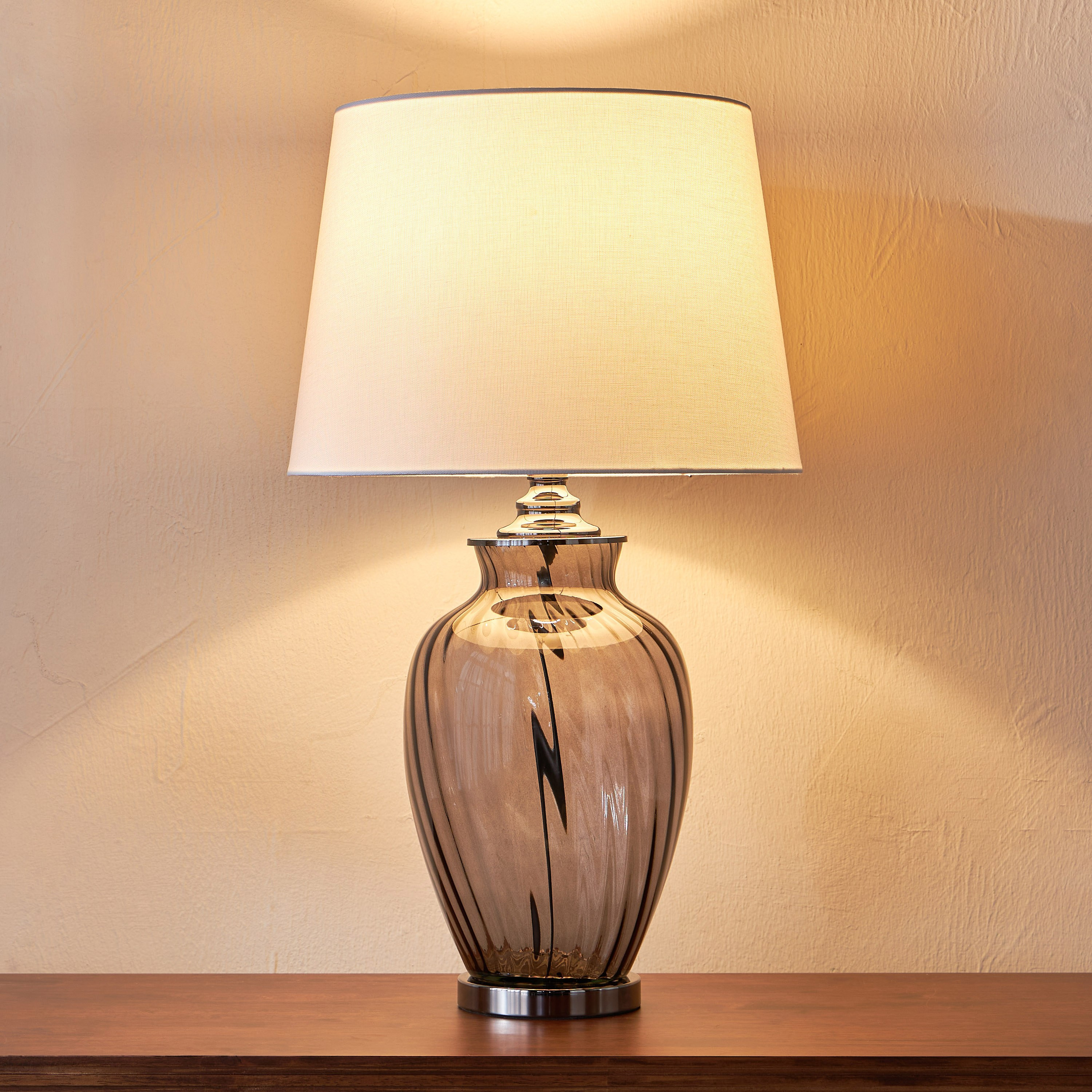Anthony Glass Table Lamp - 69 cm-household-lighting-tableanddesklamps-image-8