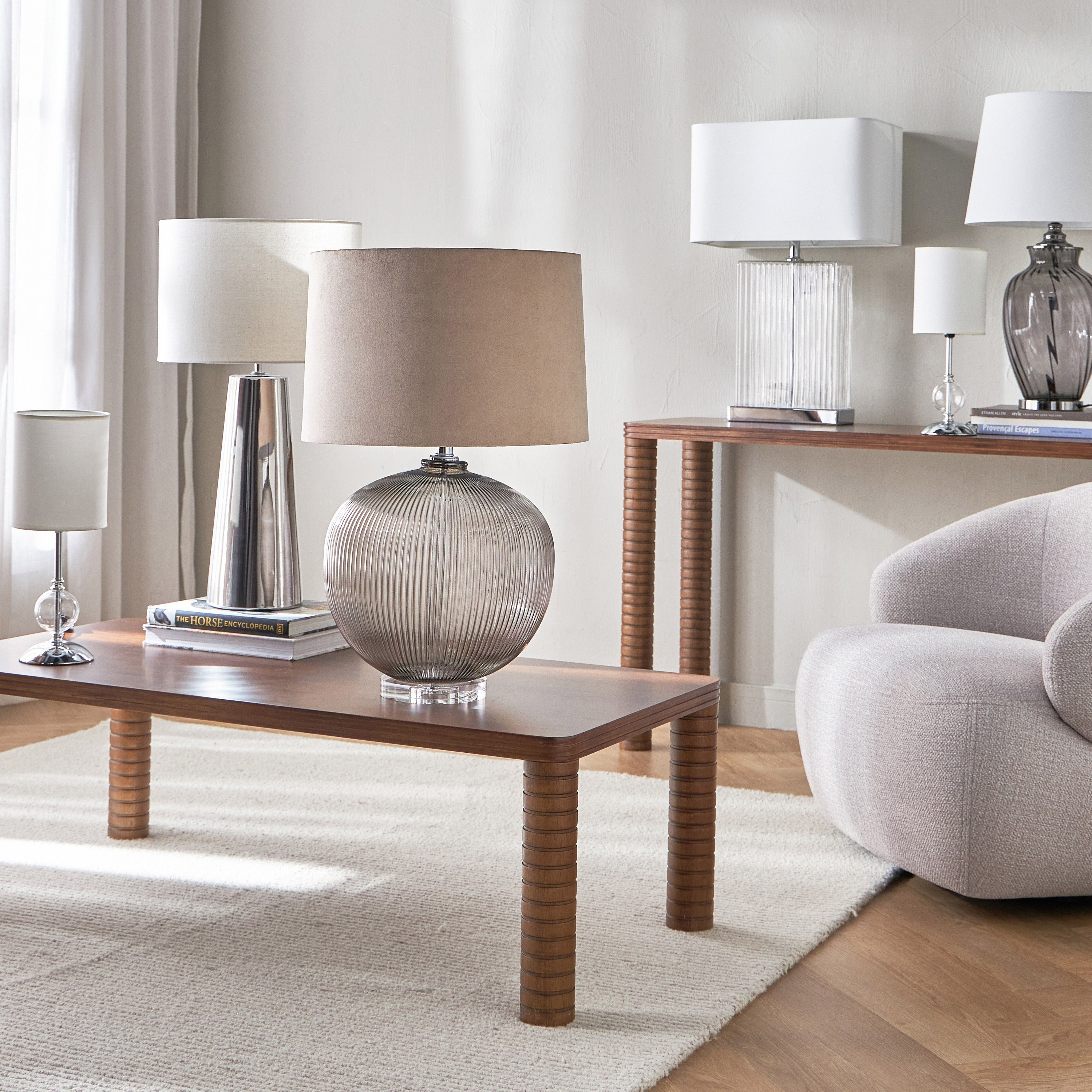 مصباح طاولة زجاج - أنثوني- 69 سم-household-lighting-tableanddesklamps-image-5