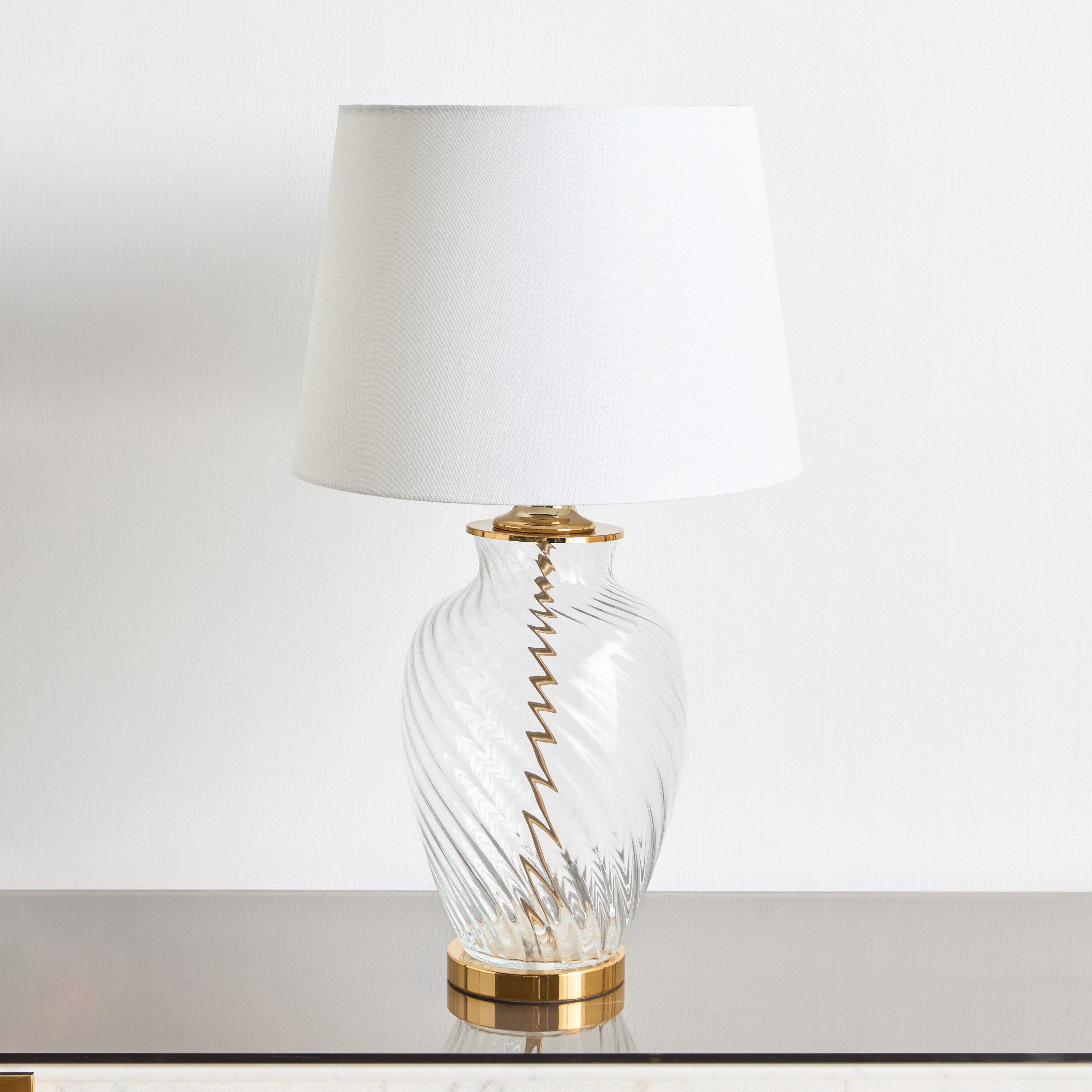 Anthony Glass Table Lamp - 69 cm-household-lighting-tableanddesklamps-image-13