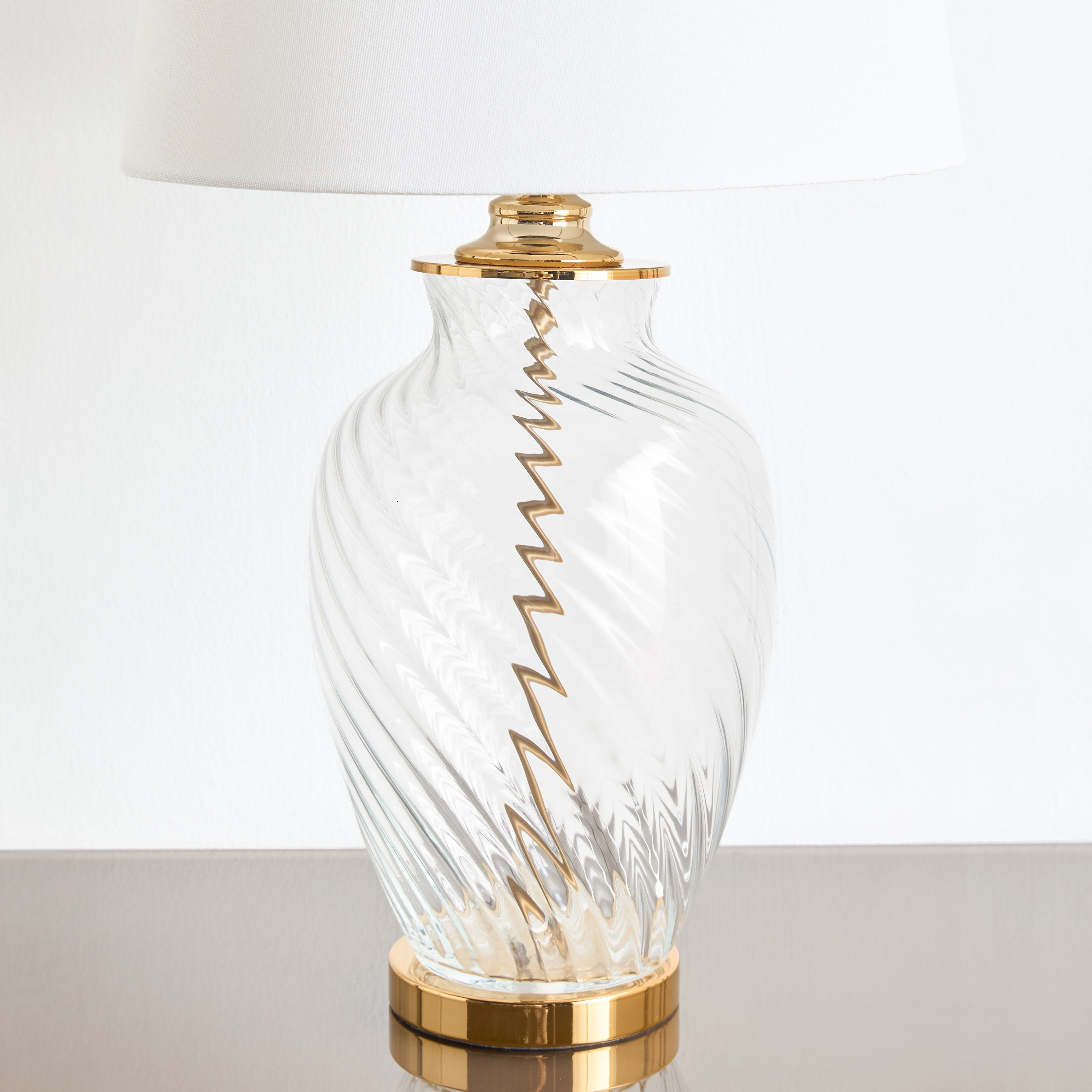 Anthony Glass Table Lamp - 69 cm-household-lighting-tableanddesklamps-image-15