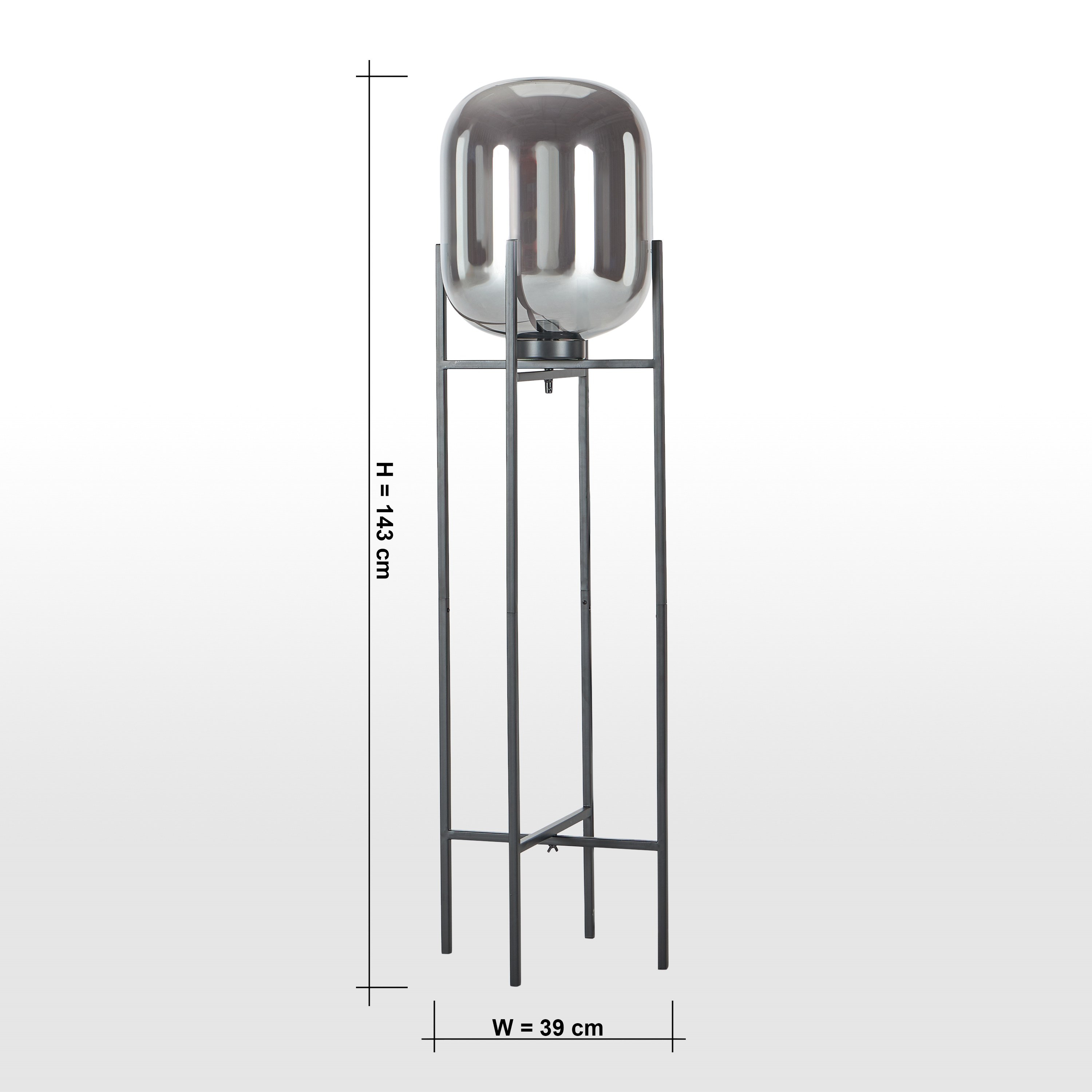 مصباح أرضية زجاج- كاليون - 143  سم-household-lighting-floorlamps-image-10