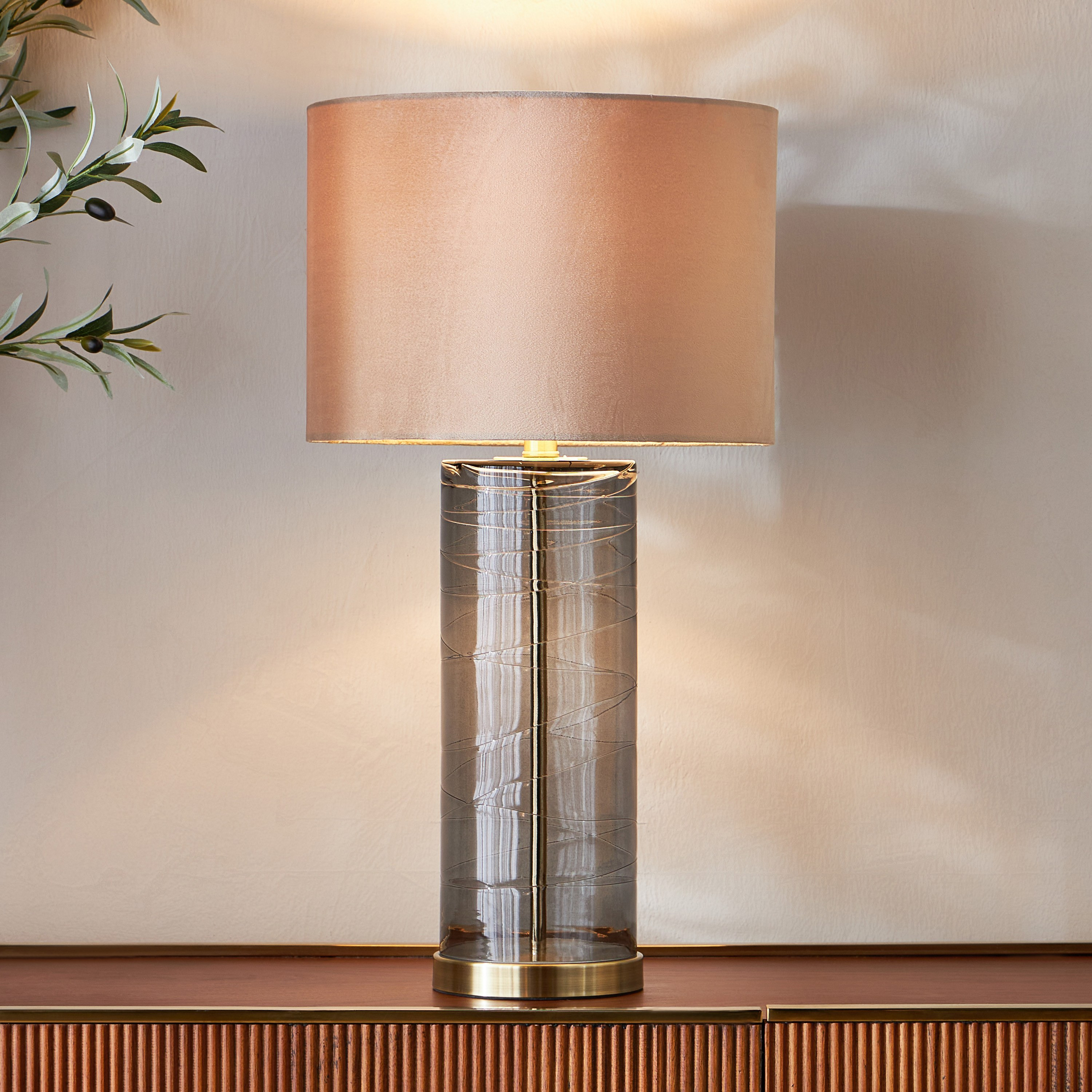 Tima Glass Table Lamp - 66 cm-household-lighting-tableanddesklamps-image-2