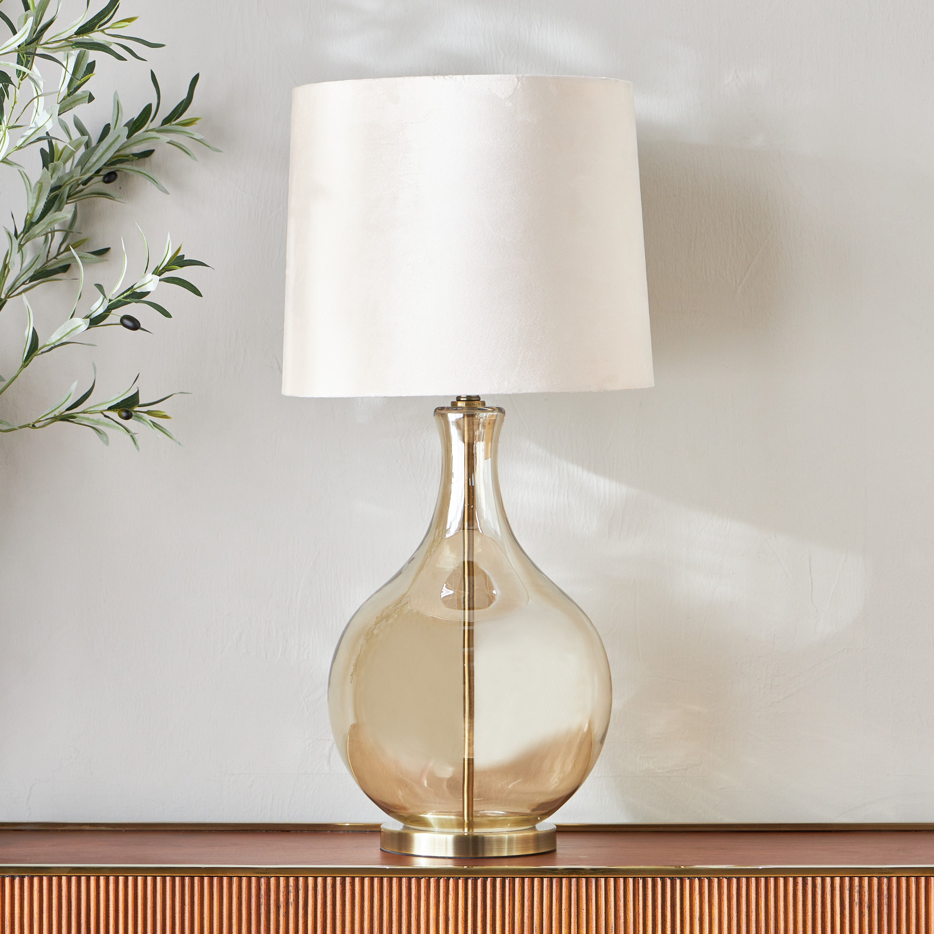 مصباح طاولة زجاج - سيمي- 92 سم-household-lighting-tableanddesklamps-image-1