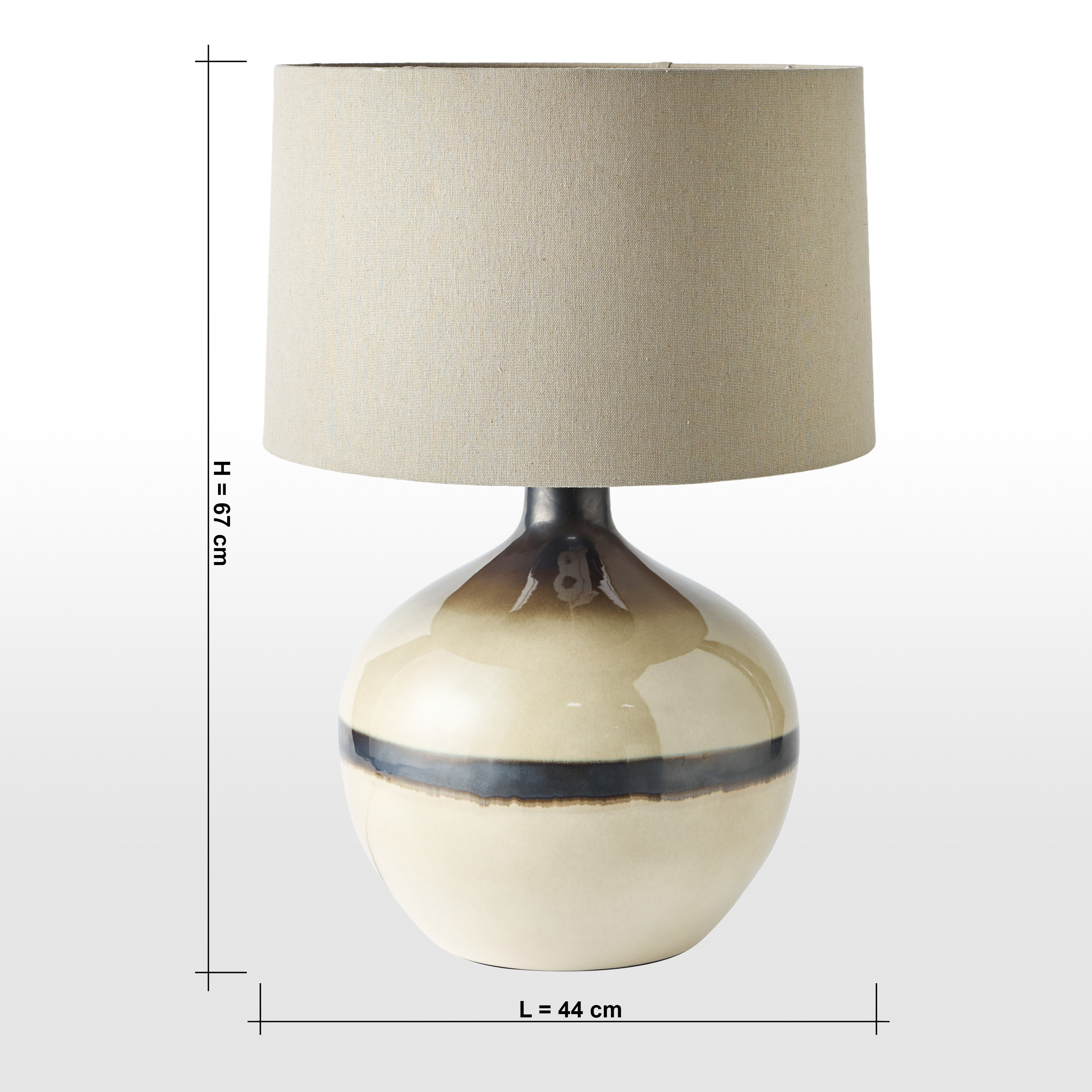 Mina Ceramic Table Lamp - 67 cm-household-lighting-tableanddesklamps-image-6