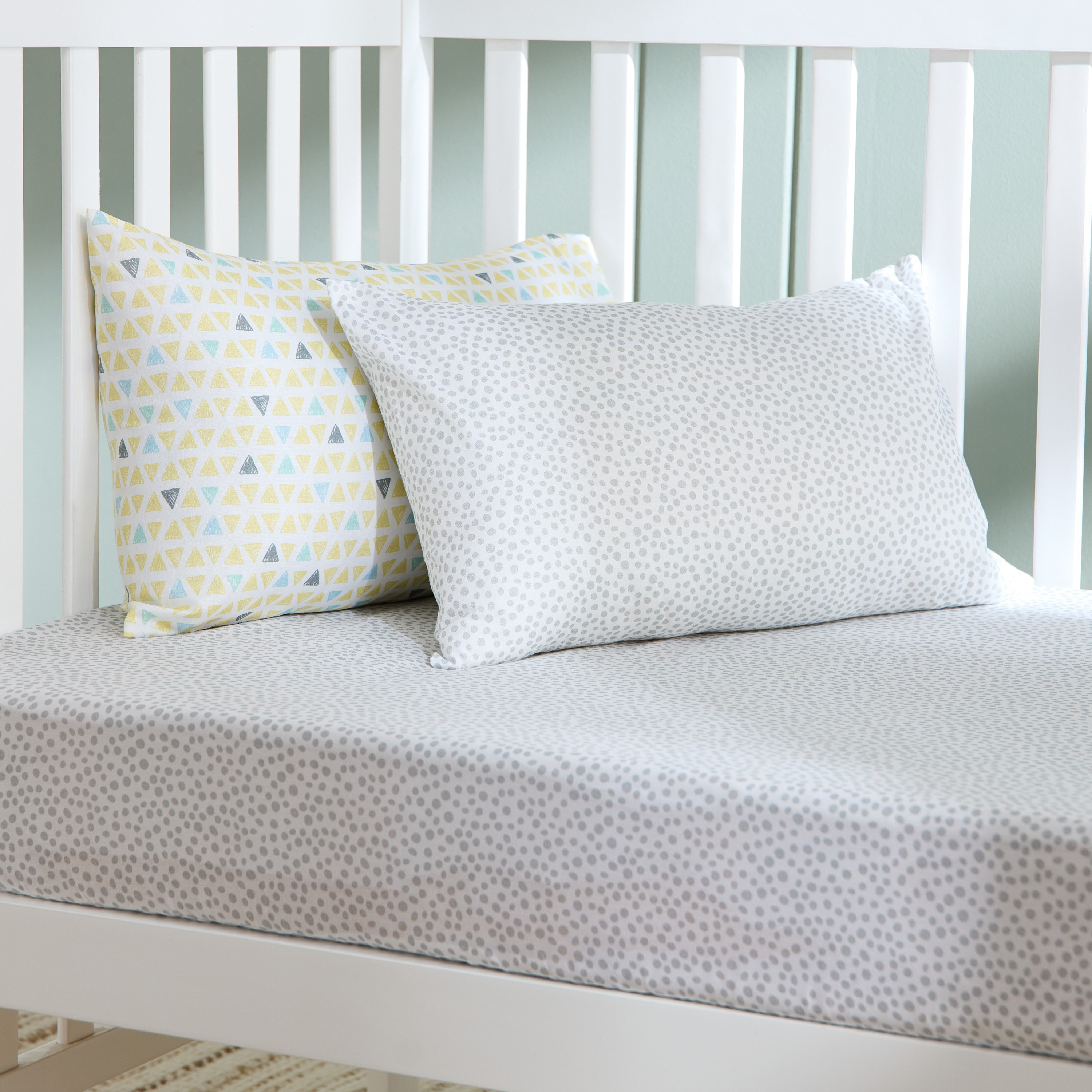 Tropica Animal Adventure Cotton 4-Piece Toddler Fitted Sheet Set - 70x140 cm