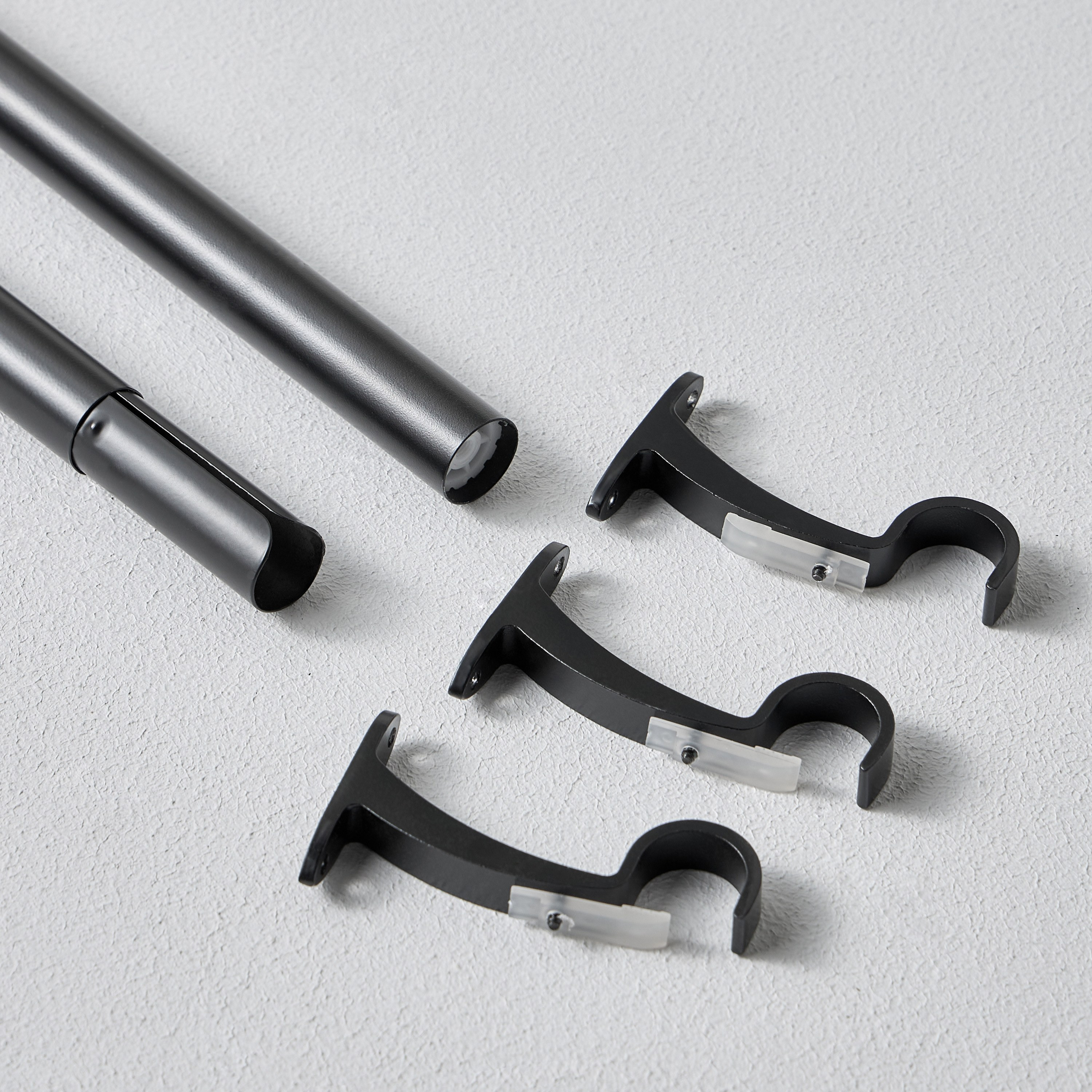 Mix and Match Extendable Single Curtain Rod - 157-457 cm-household-windows-curtainrodsandaccessories-curtainrods-image-3
