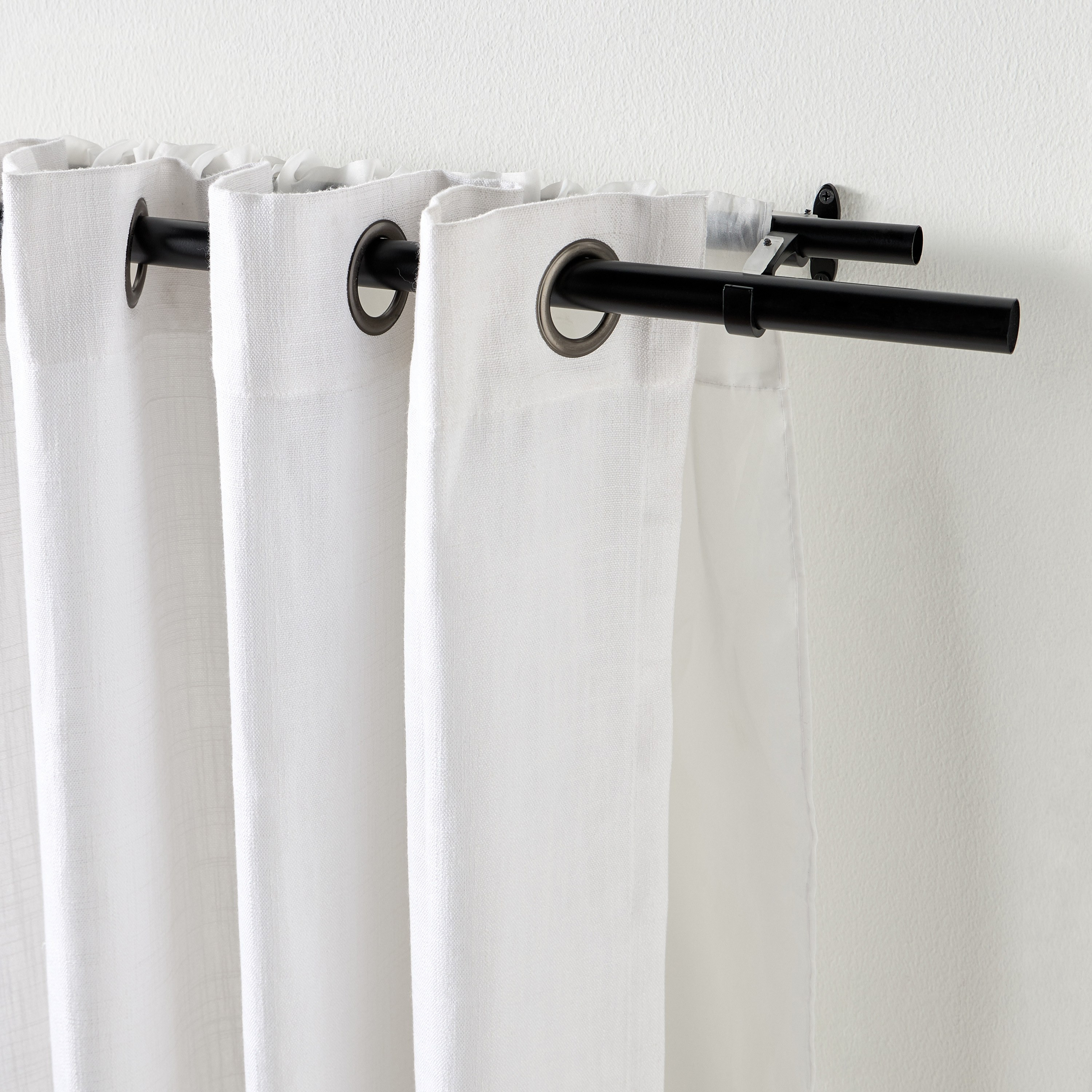 Mix and Match Extendable Double Curtain Rod - 157-457 cm-household-windows-curtainrodsandaccessories-curtainrods-image-1