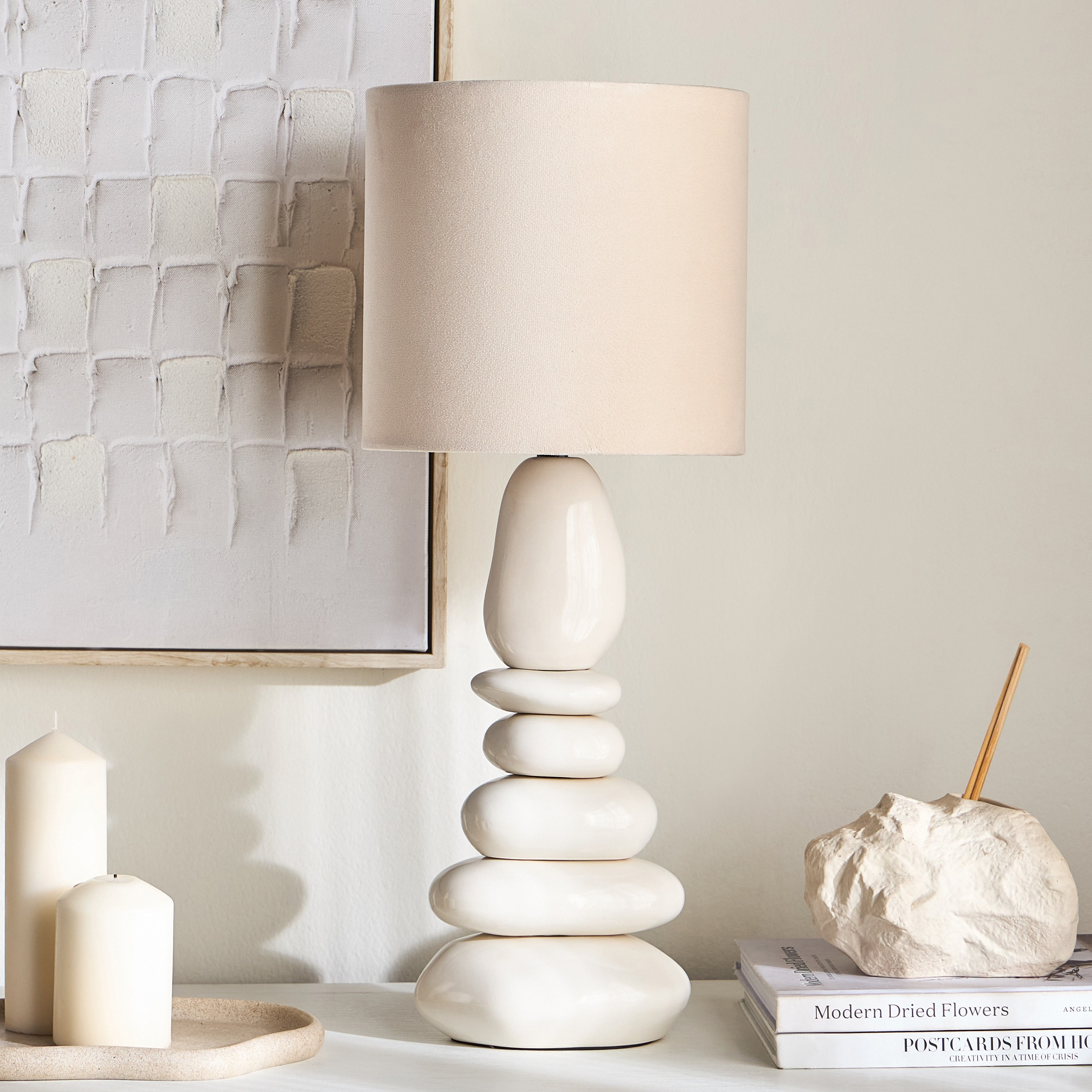 Norio Ceramic Table Lamp - 52 cm-household-lighting-tableanddesklamps-image-4