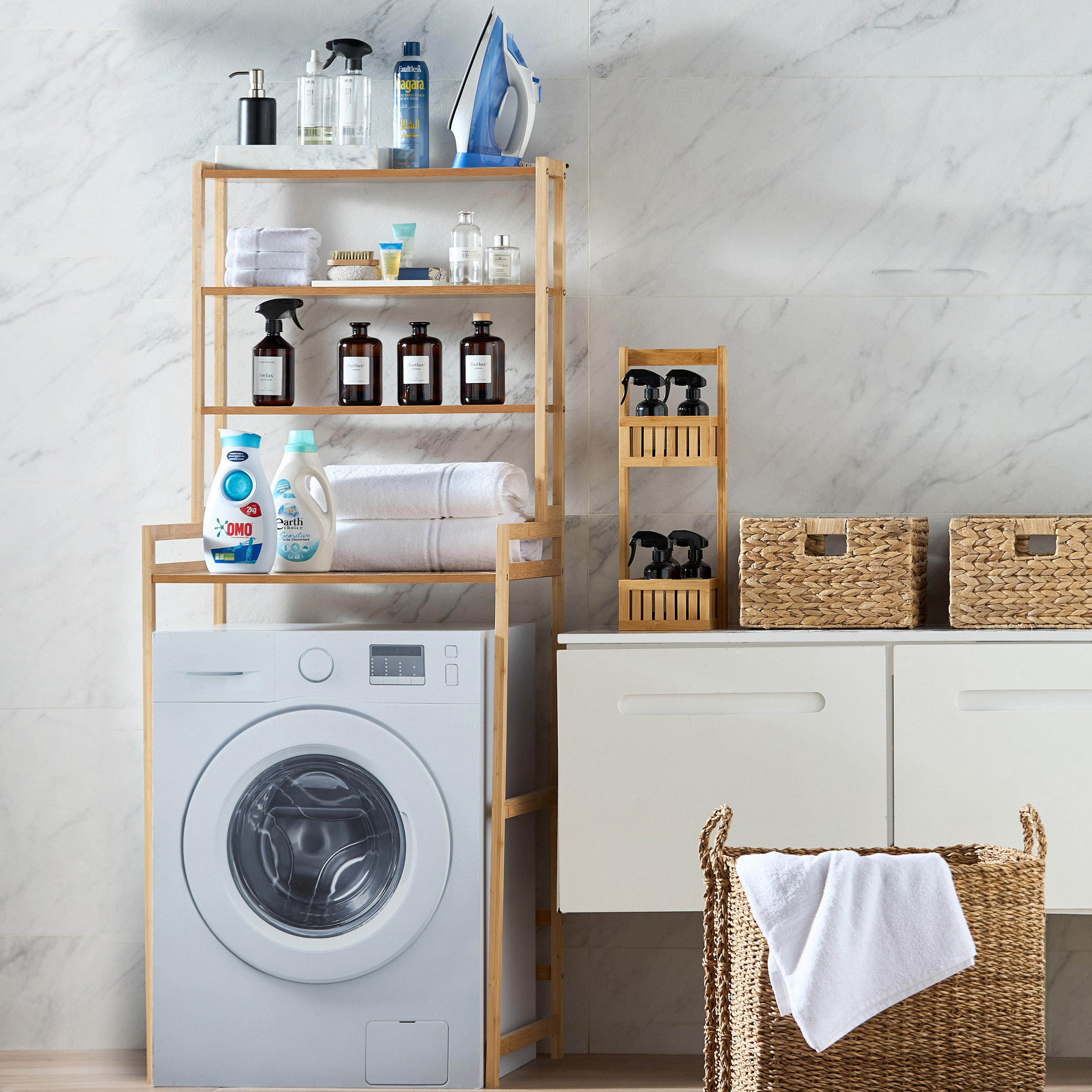 Daniel Washing Machine Storage Rack - 55x66 cm-household-storage-storagesolutions-storageracks-image-6
