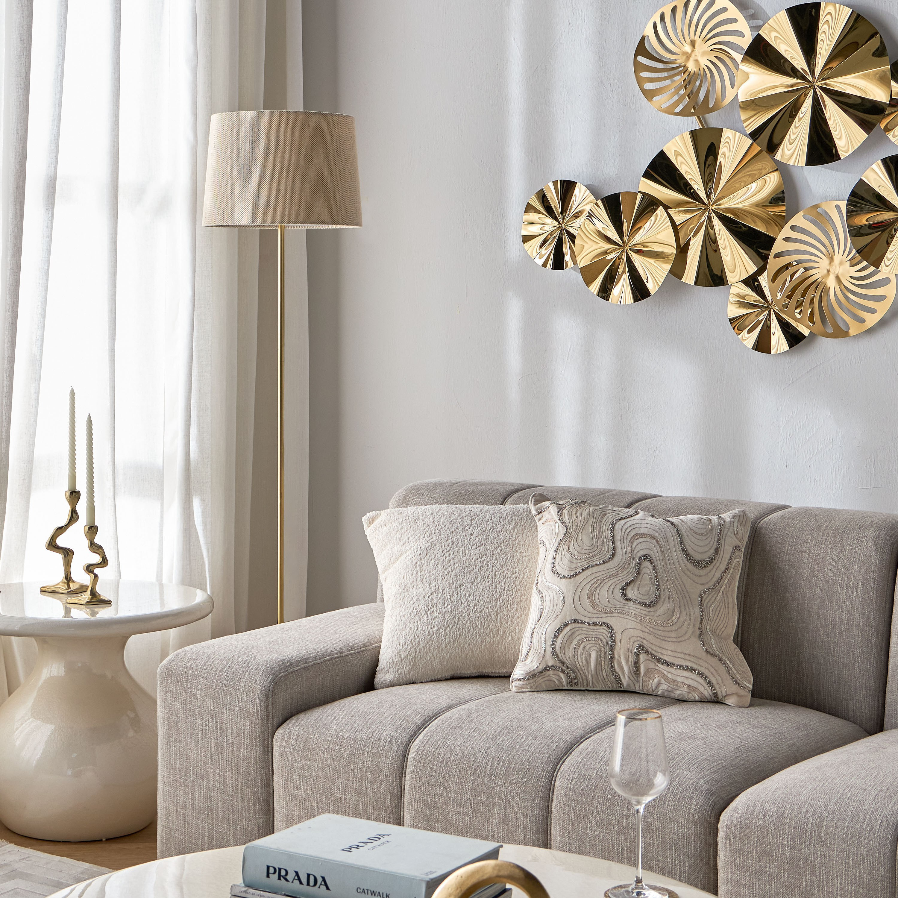 غطاء مصباح أرضية من القماش - ميكس أند ماتش - 26 سم-household-lighting-floorlamps-image-3