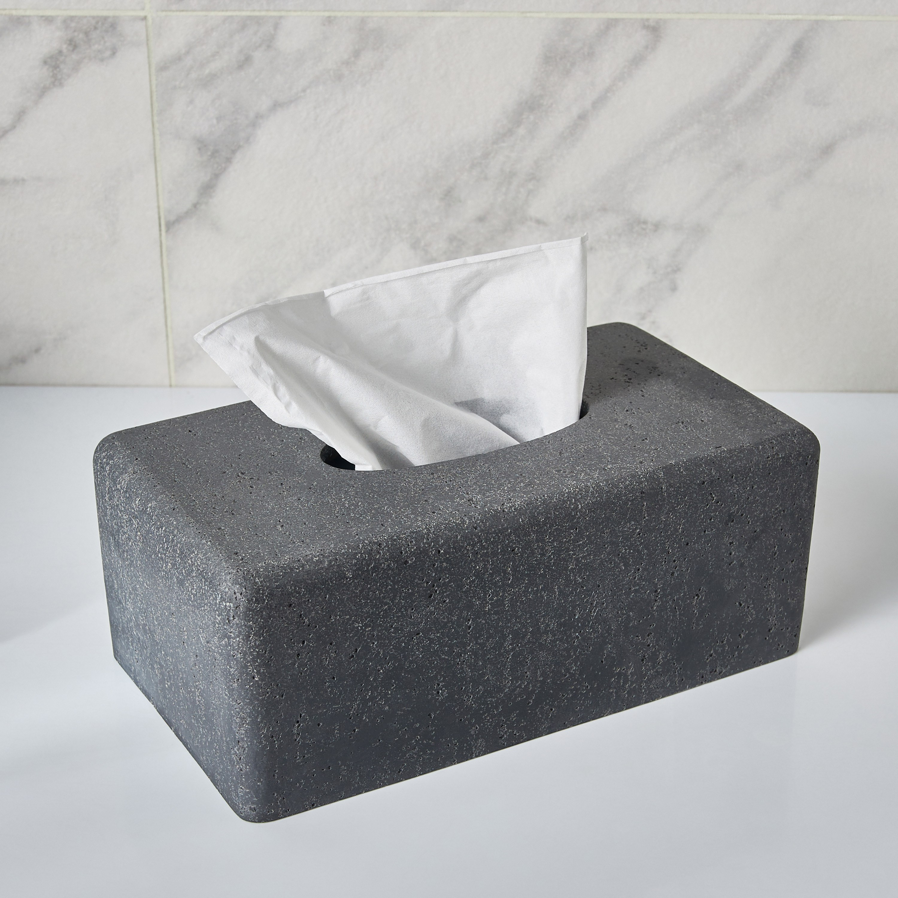 Ebony Tissue Box-household-bathandlaundry-bathaccessories-tissueboxesandcottonjars-image-1