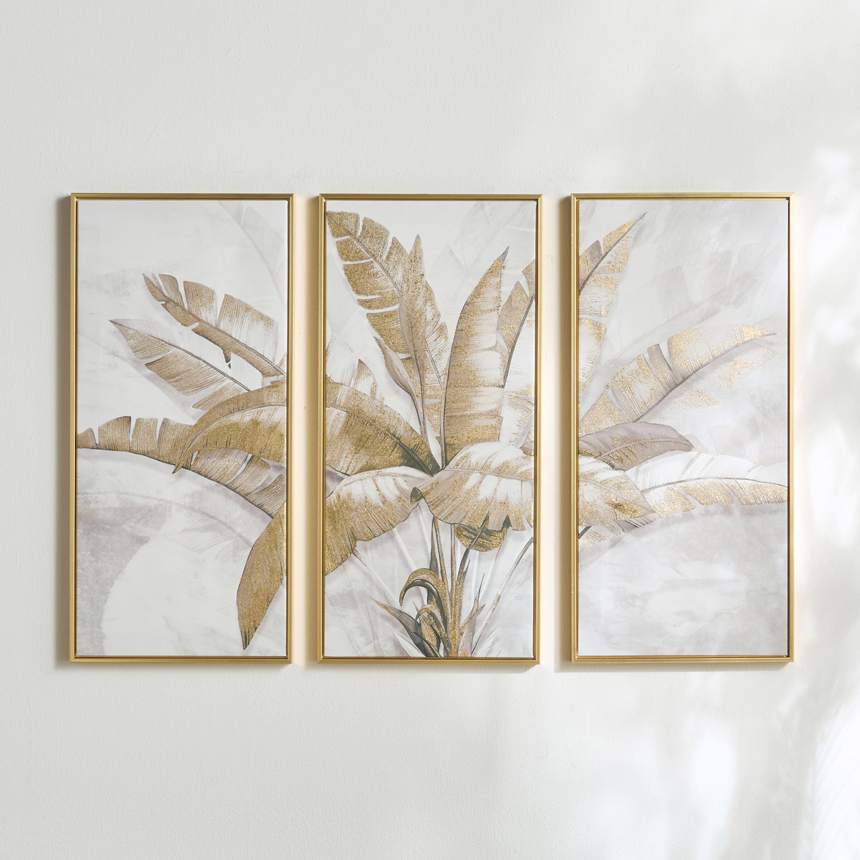 Kiya 3-Piece Framed Canvas Wall Art Set - 38x80 cm-household-walldecorandmirrors-wallart-image-1