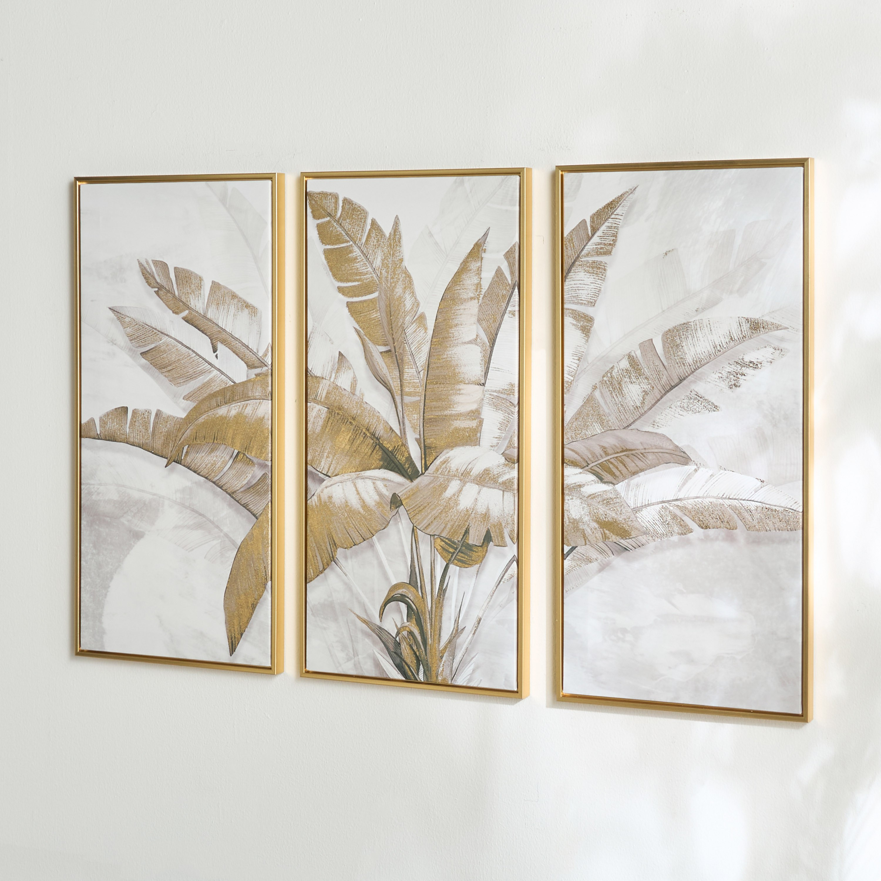 Kiya 3-Piece Framed Canvas Wall Art Set - 38x80 cm-household-walldecorandmirrors-wallart-image-2