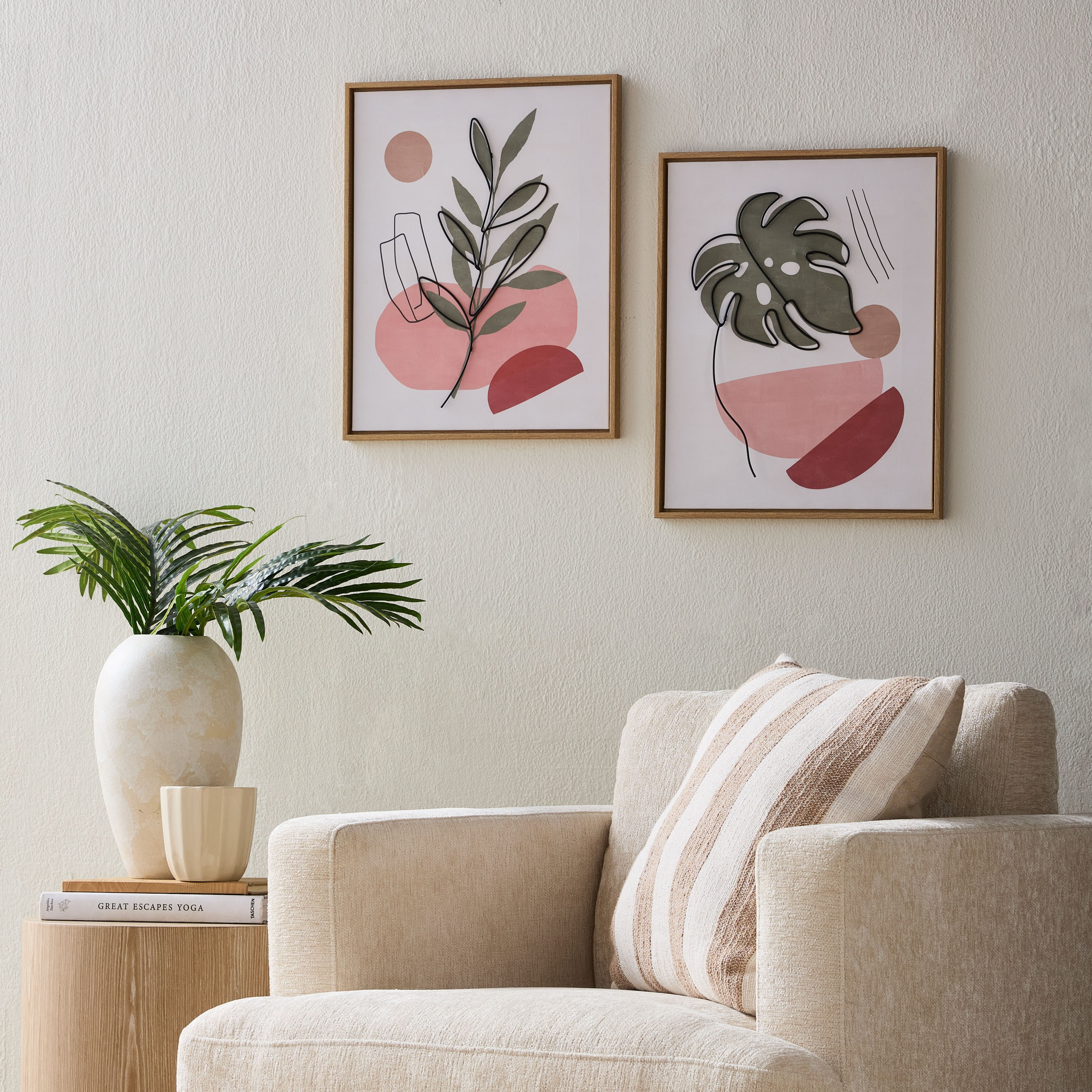 【 L出品 】 50×40cm size art Shop Kei Framed Canvas Wall Art - 40x50 cm | Homecentre Oman
