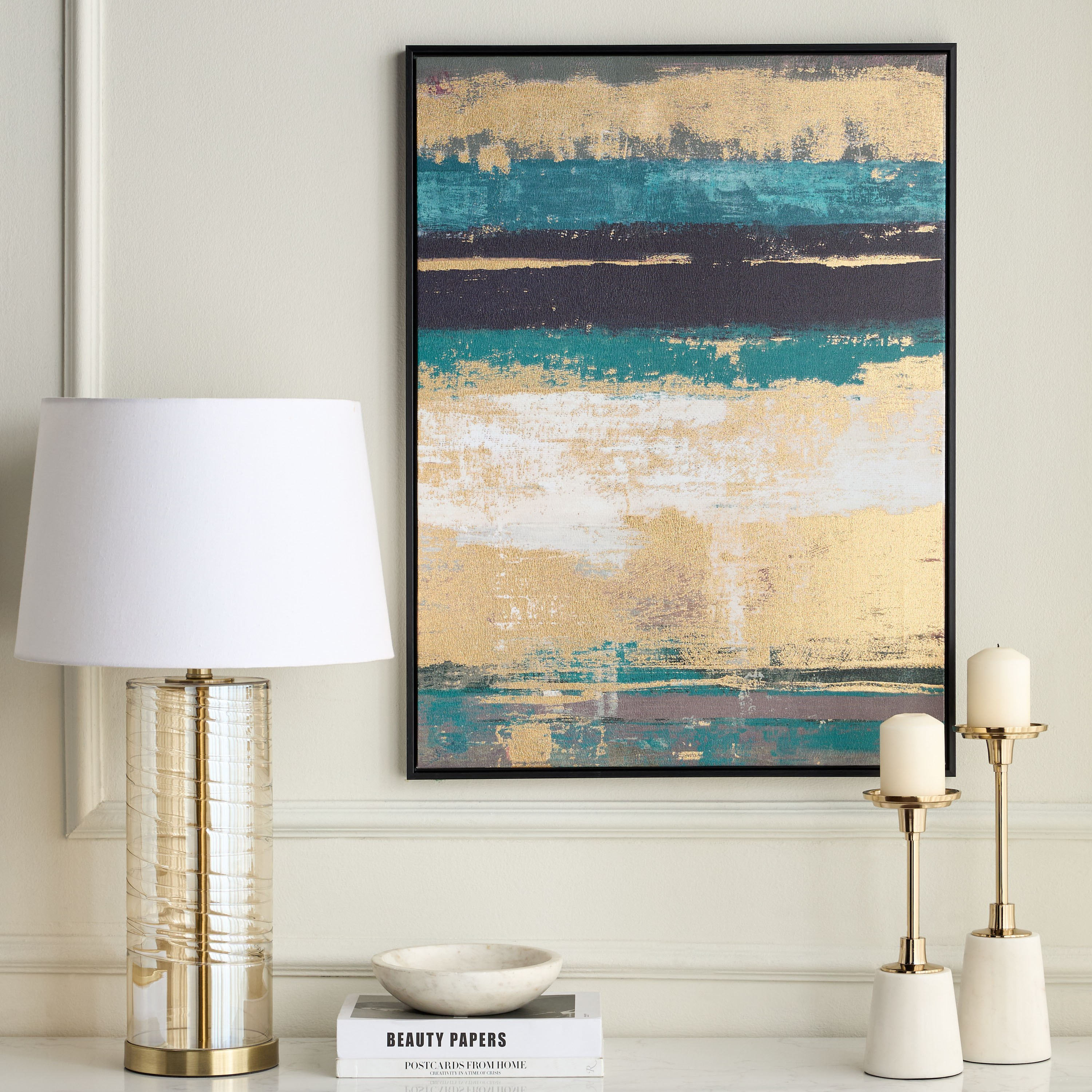 زينة حائط كانفاس مؤطرة - كاماو- 60x80 سم-household-walldecorandmirrors-wallart-image-4