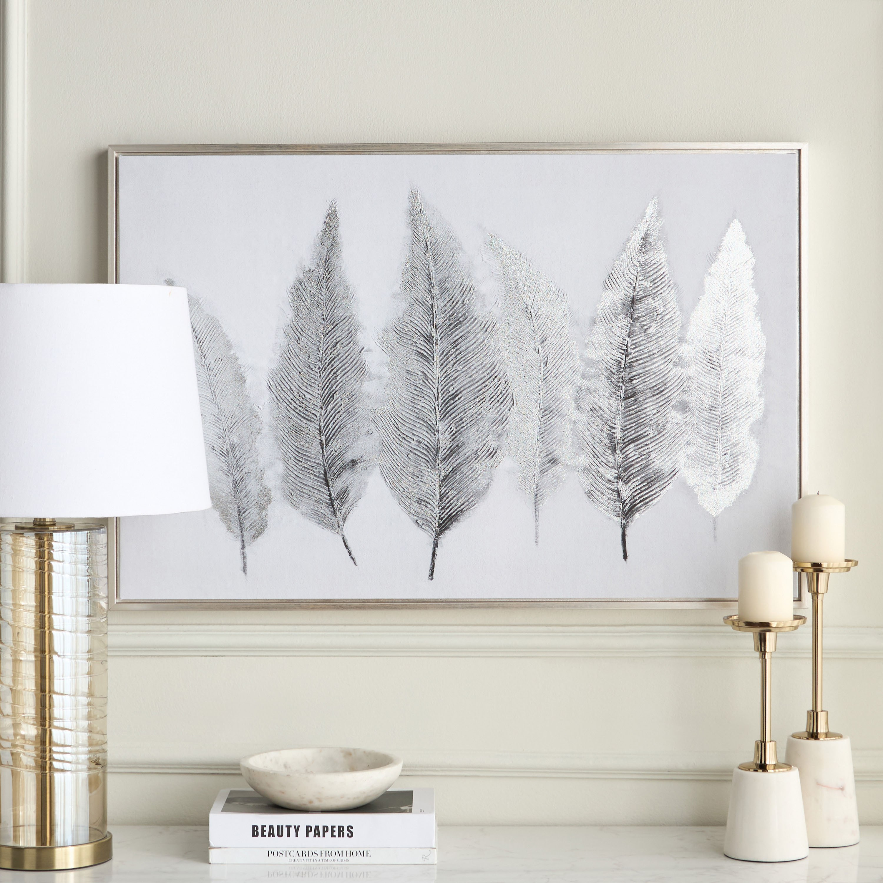 زينة حائط كانفاس مؤطرة - نيسر - 90x60 سم-household-walldecorandmirrors-wallart-image-1