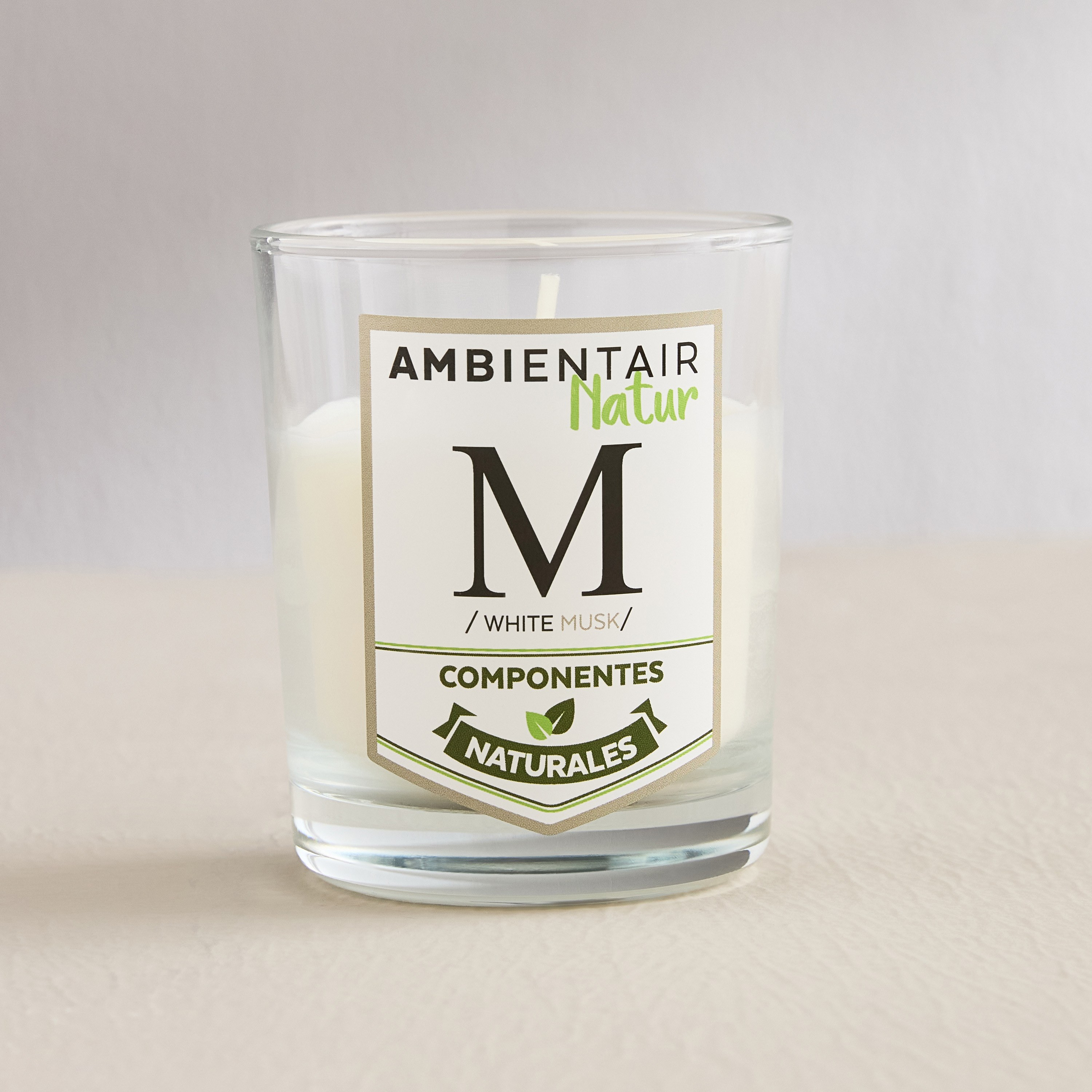 Natur White Musk Scented Jar Candle - 30 h-household-homefragrance-candles-image-1
