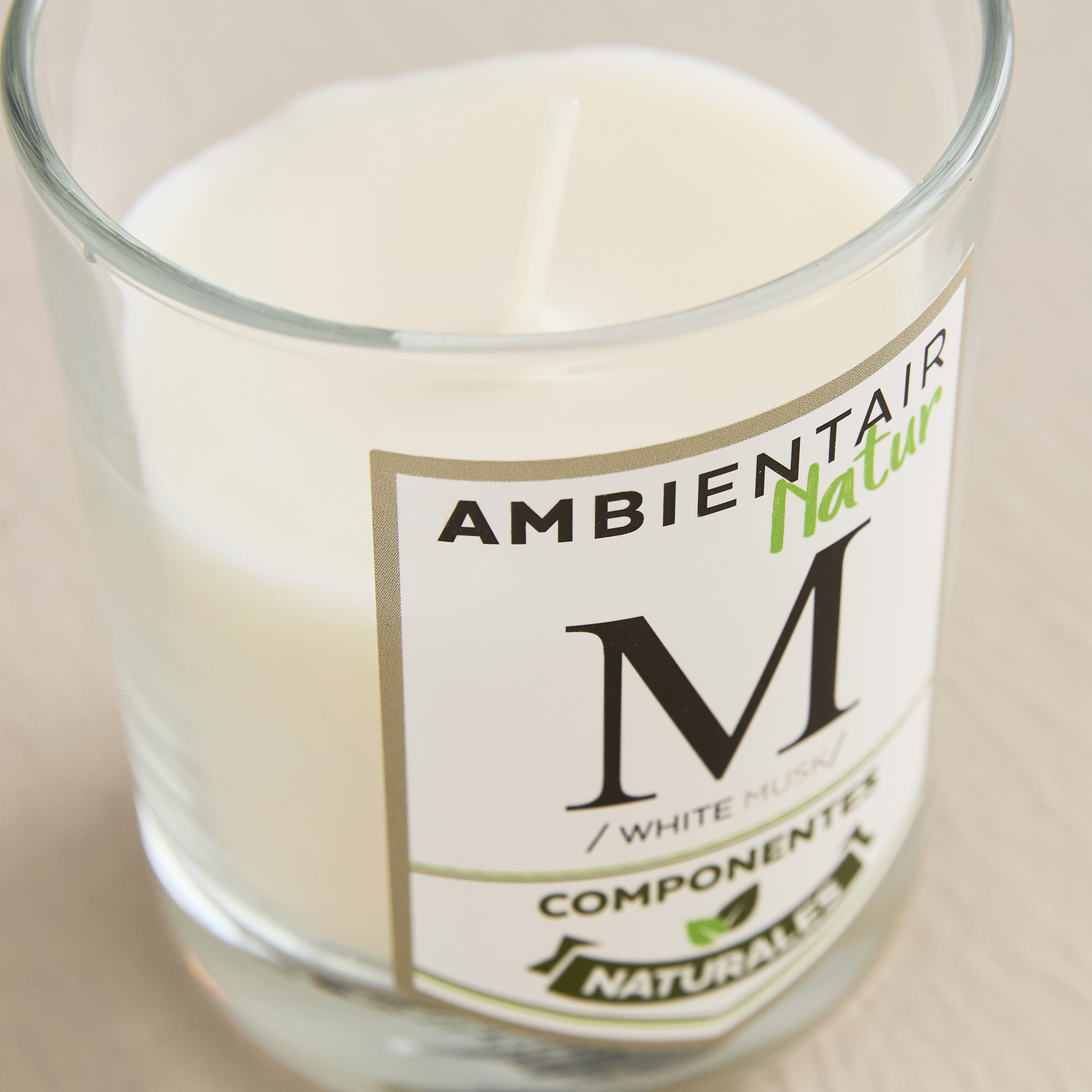 جرة شمعة معطرة برائحة المسك الأبيض - ناتور- 30 ساعة-household-homefragrance-candles-image-2