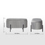 مقعد بنش قماش بمساحة تخزين - رايا-furniture-sofaandseating-chaiseandbenches-image-1
